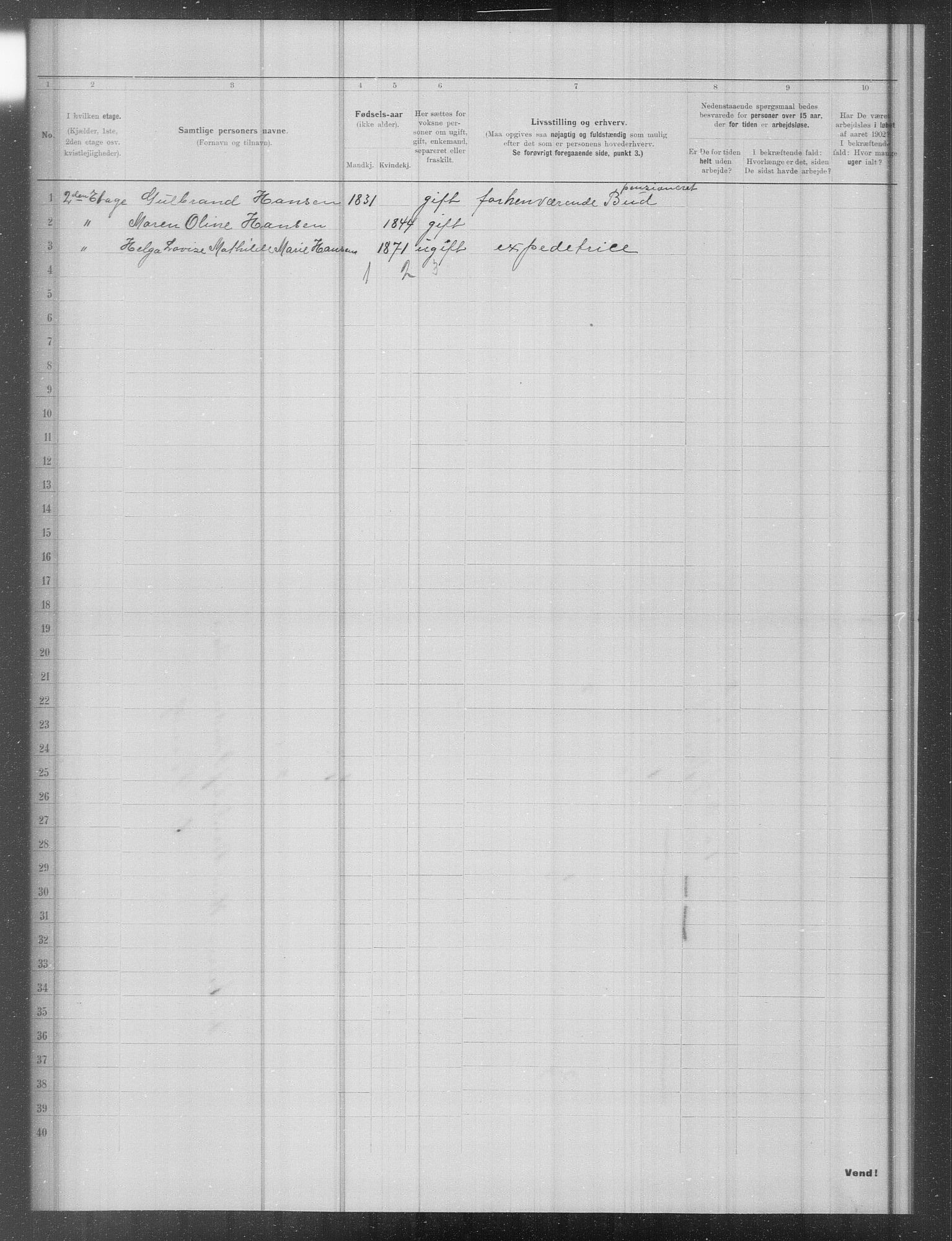 OBA, Municipal Census 1902 for Kristiania, 1902, p. 15443