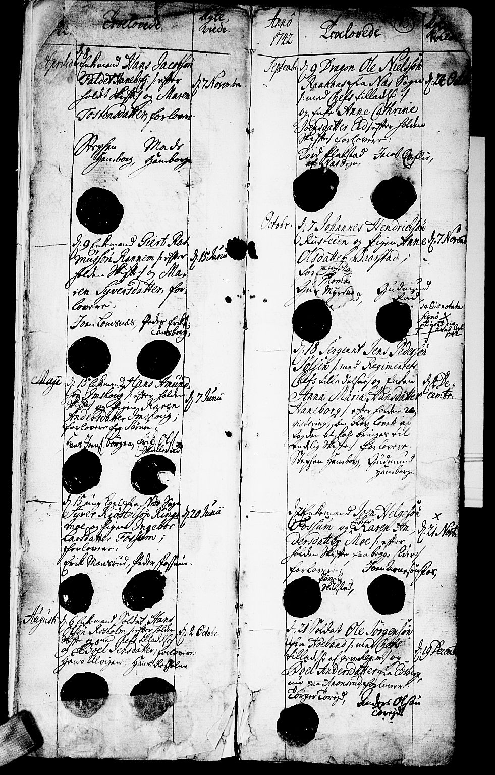 Aurskog prestekontor Kirkebøker, SAO/A-10304a/F/Fa/L0002: Parish register (official) no. I 2, 1735-1766, p. 13