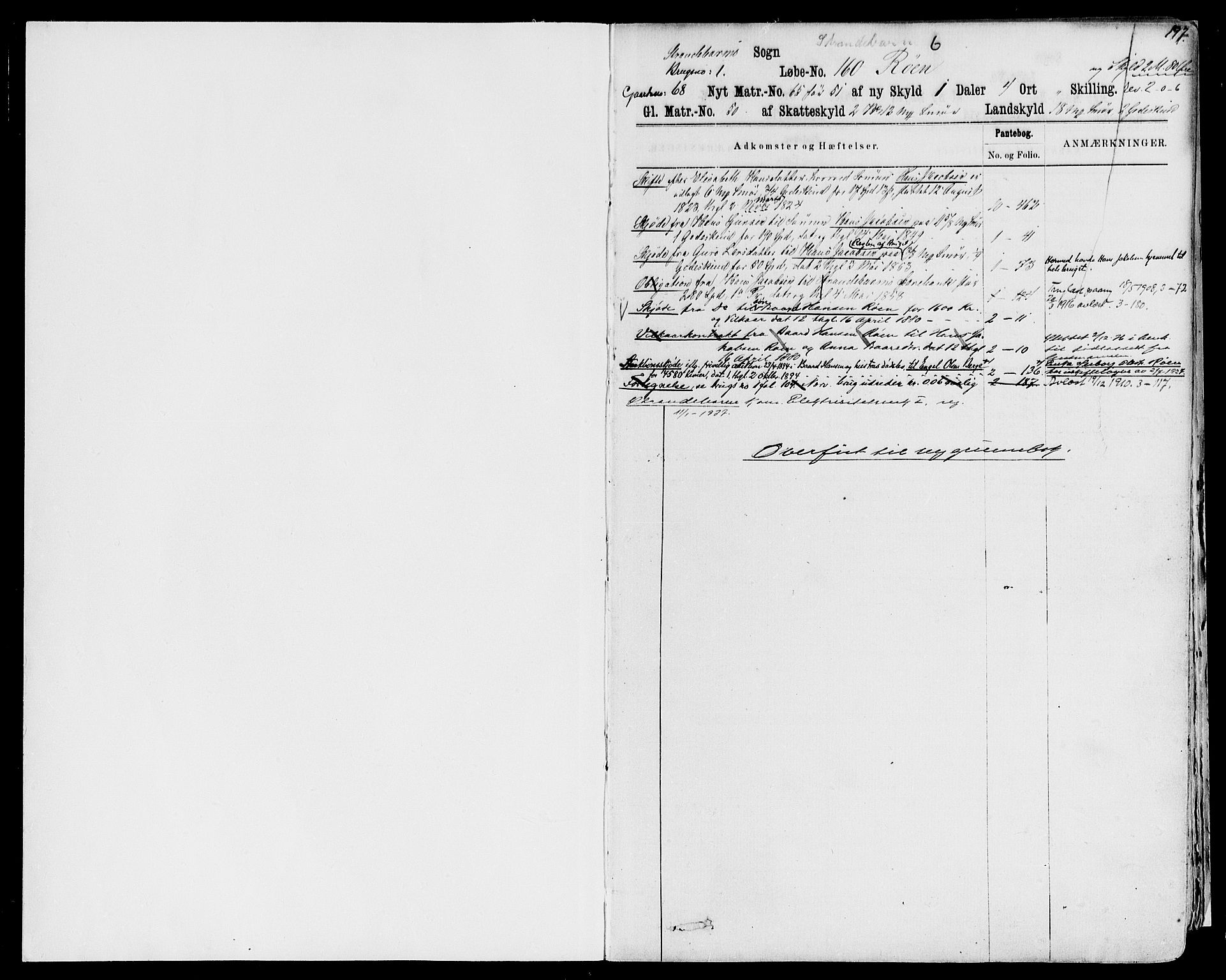 Sunnhordland sorenskrivar, SAB/A-2401/1/G/Ga/Gad/L0004: Mortgage register no. II.A.d.4, 1866-1940, p. 197