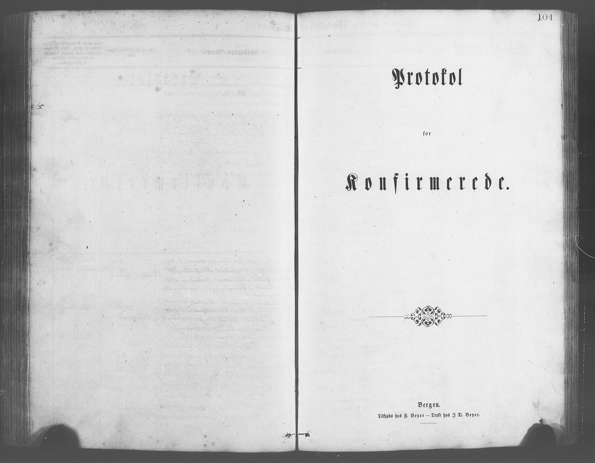 Evanger sokneprestembete, SAB/A-99924: Parish register (copy) no. A 2, 1863-1879, p. 104