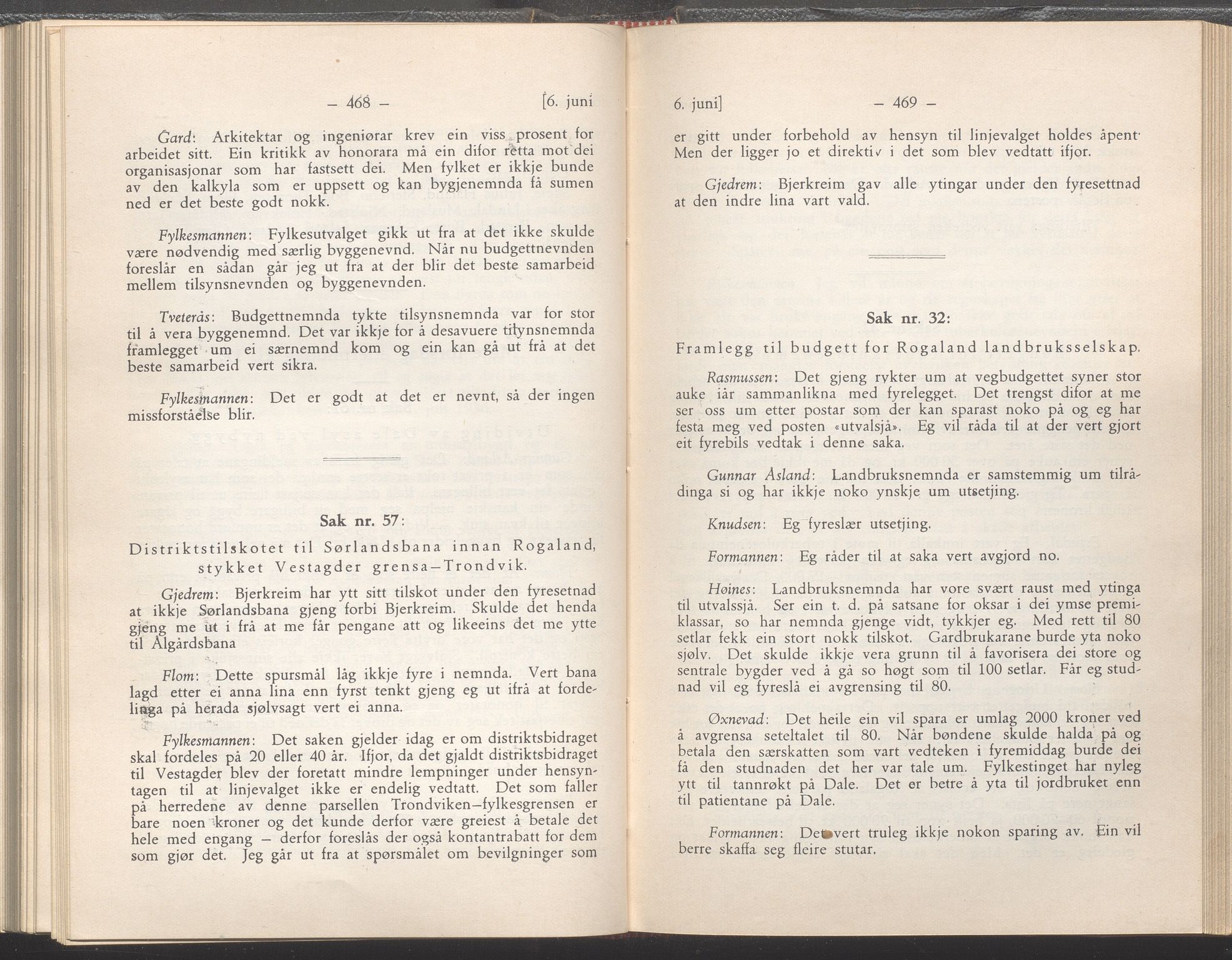 Rogaland fylkeskommune - Fylkesrådmannen , IKAR/A-900/A/Aa/Aaa/L0054: Møtebok , 1935, p. 468-469