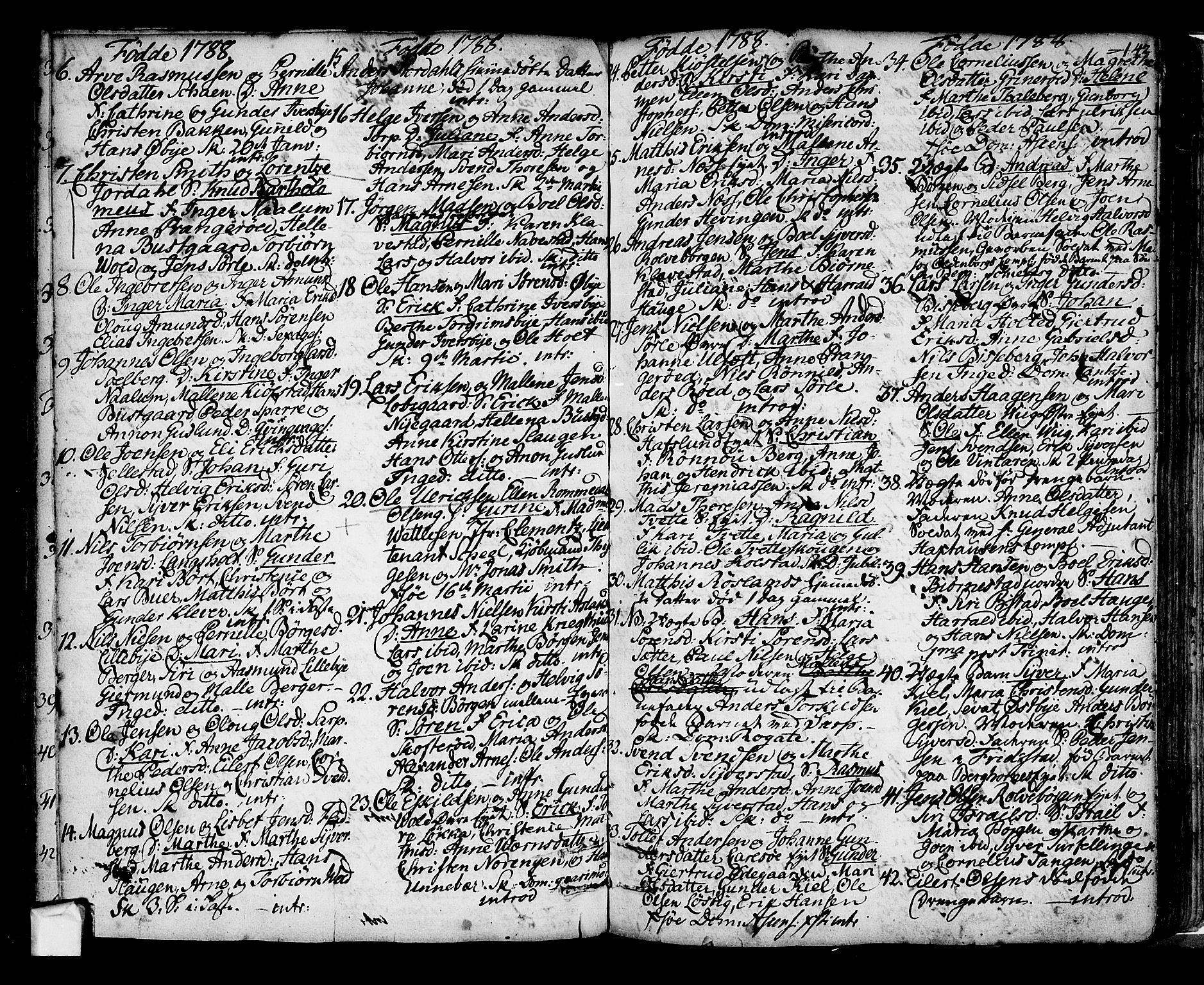 Skjeberg prestekontor Kirkebøker, SAO/A-10923/F/Fa/L0002: Parish register (official) no. I 2, 1726-1791, p. 142