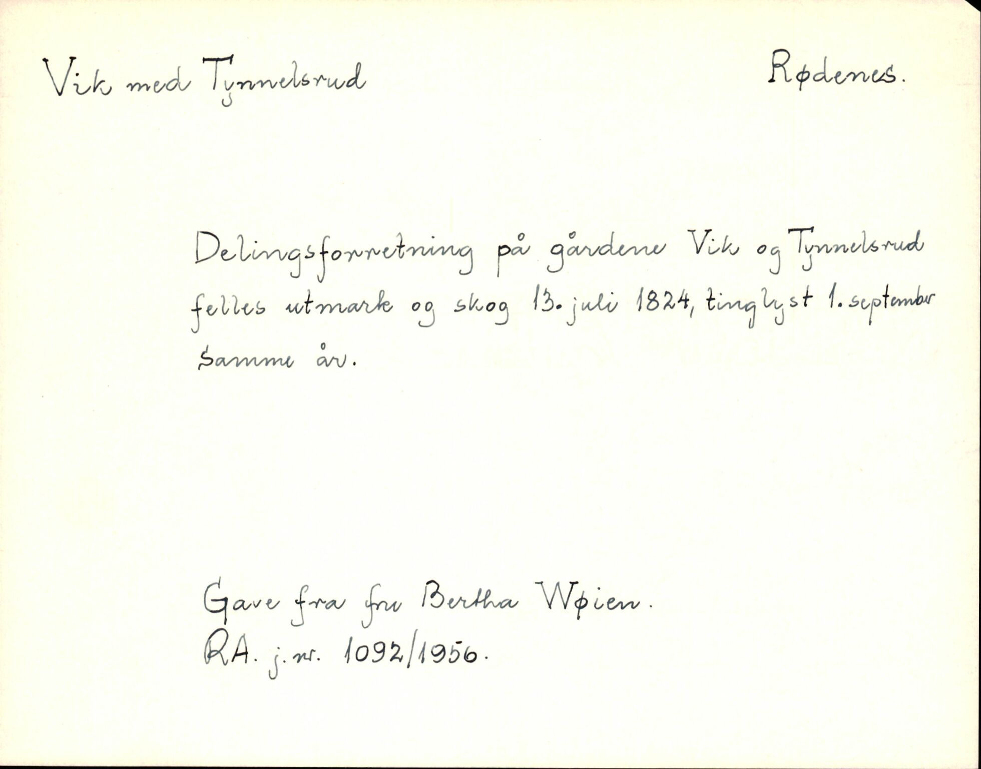 Riksarkivets diplomsamling, AV/RA-EA-5965/F35/F35m/L0001: Localia: Østfold, Akershus og Hedmark, p. 207