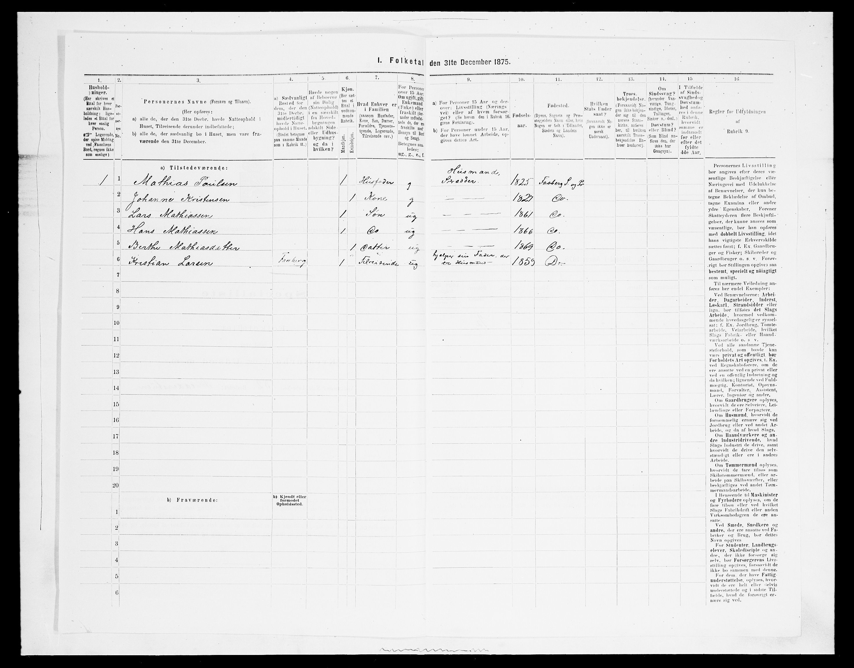 SAH, 1875 census for 0524L Fåberg/Fåberg og Lillehammer, 1875, p. 1257