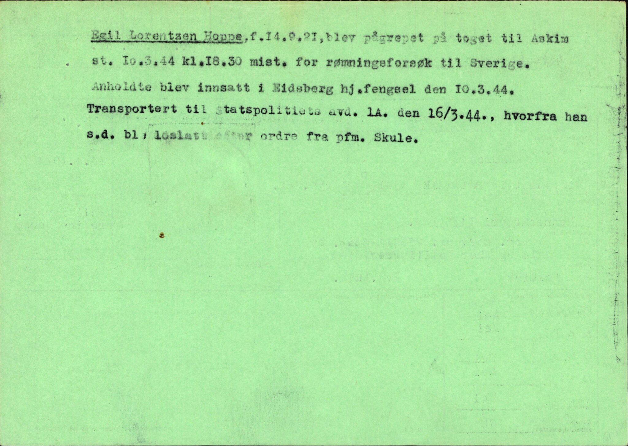 Statspolitiet - Hovedkontoret / Osloavdelingen, AV/RA-S-1329/C/Ca/L0007: Hol - Joelsen, 1943-1945, p. 840