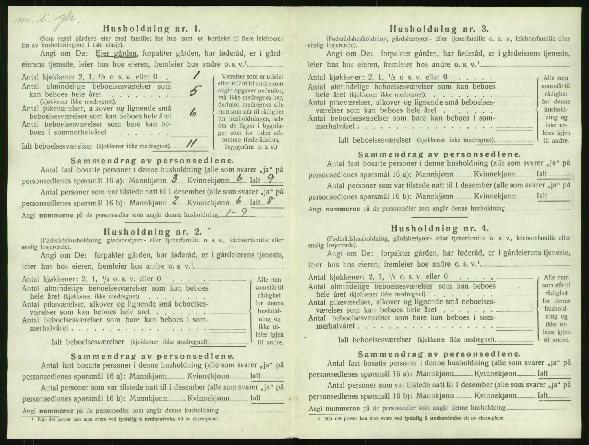 SAT, 1920 census for Surnadal, 1920, p. 716