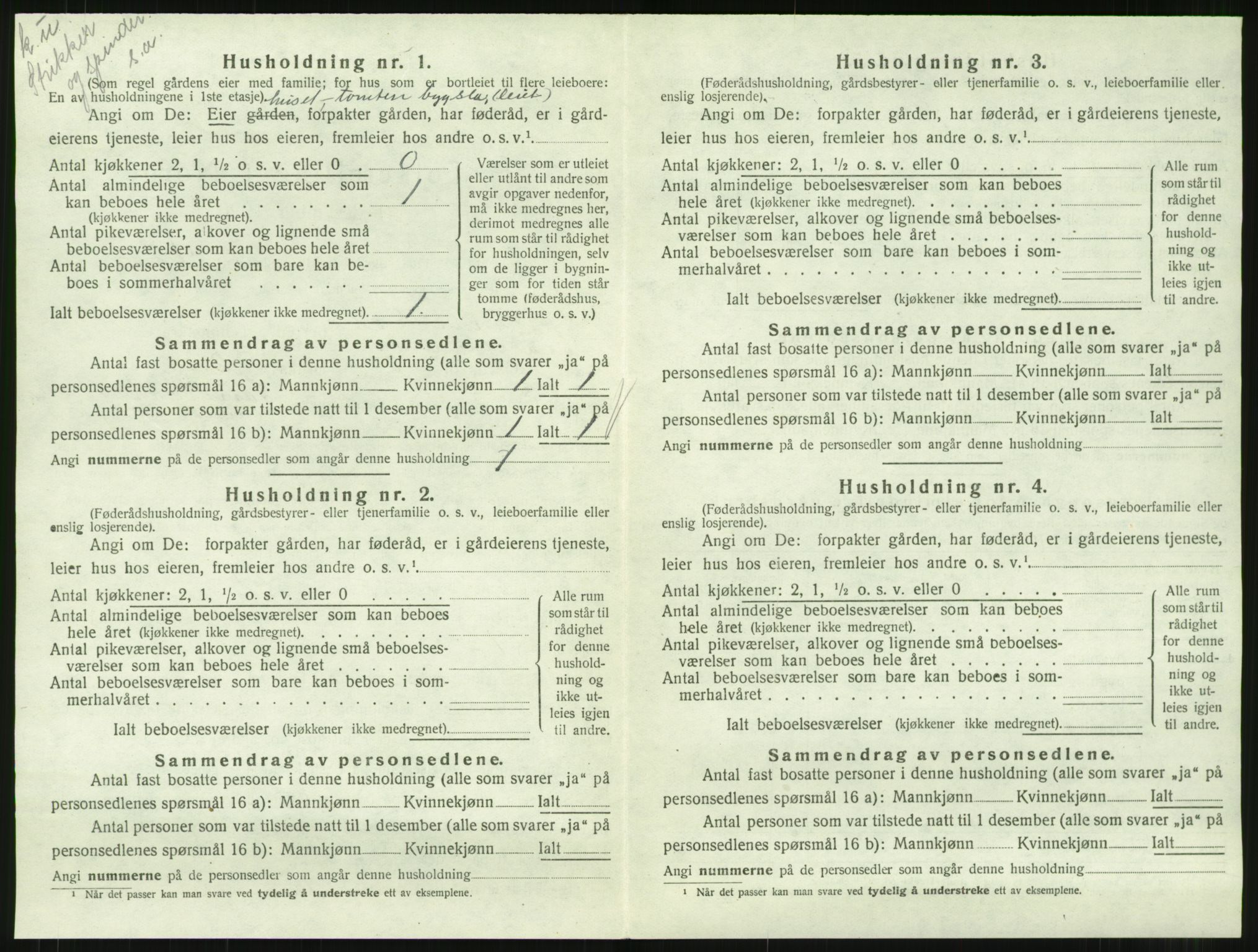 SAT, 1920 census for Sunndal, 1920, p. 723