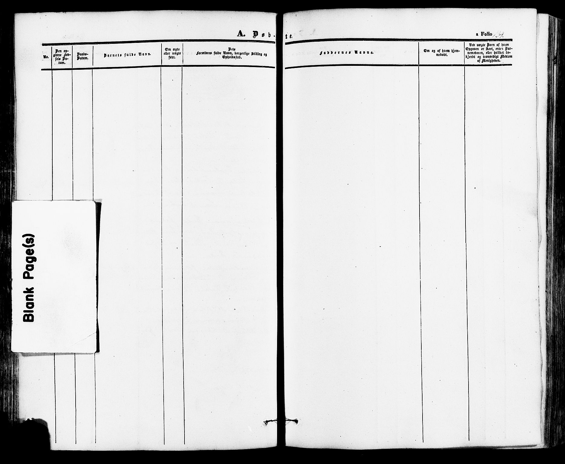 Lund sokneprestkontor, AV/SAST-A-101809/S06/L0010: Parish register (official) no. A 9, 1854-1886, p. 134