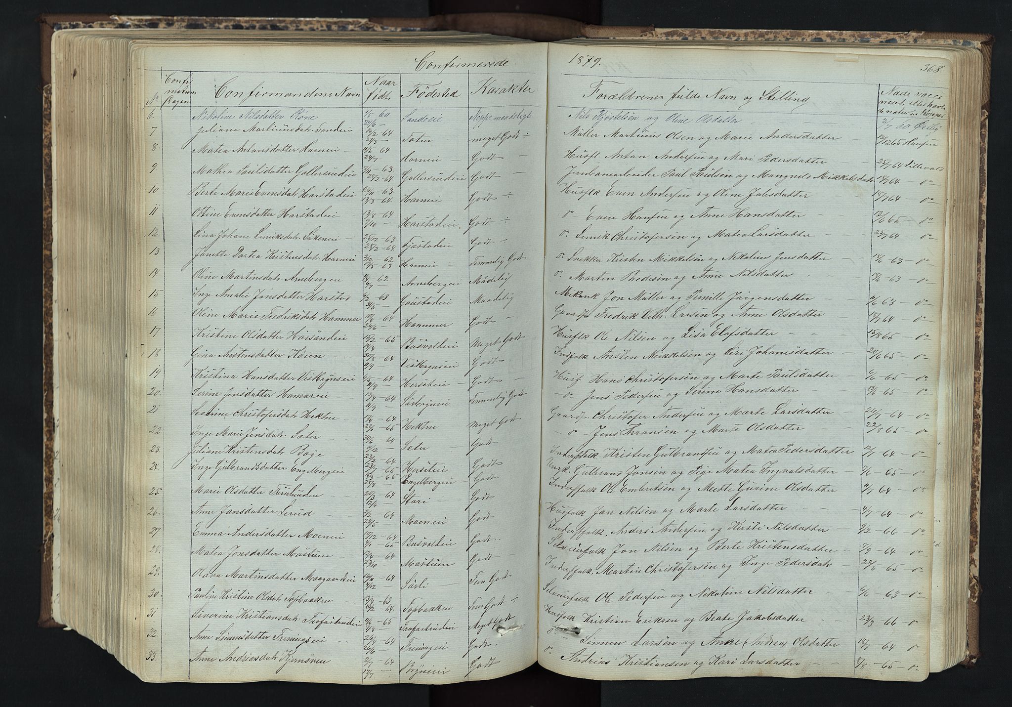 Romedal prestekontor, AV/SAH-PREST-004/L/L0011: Parish register (copy) no. 11, 1867-1895, p. 368