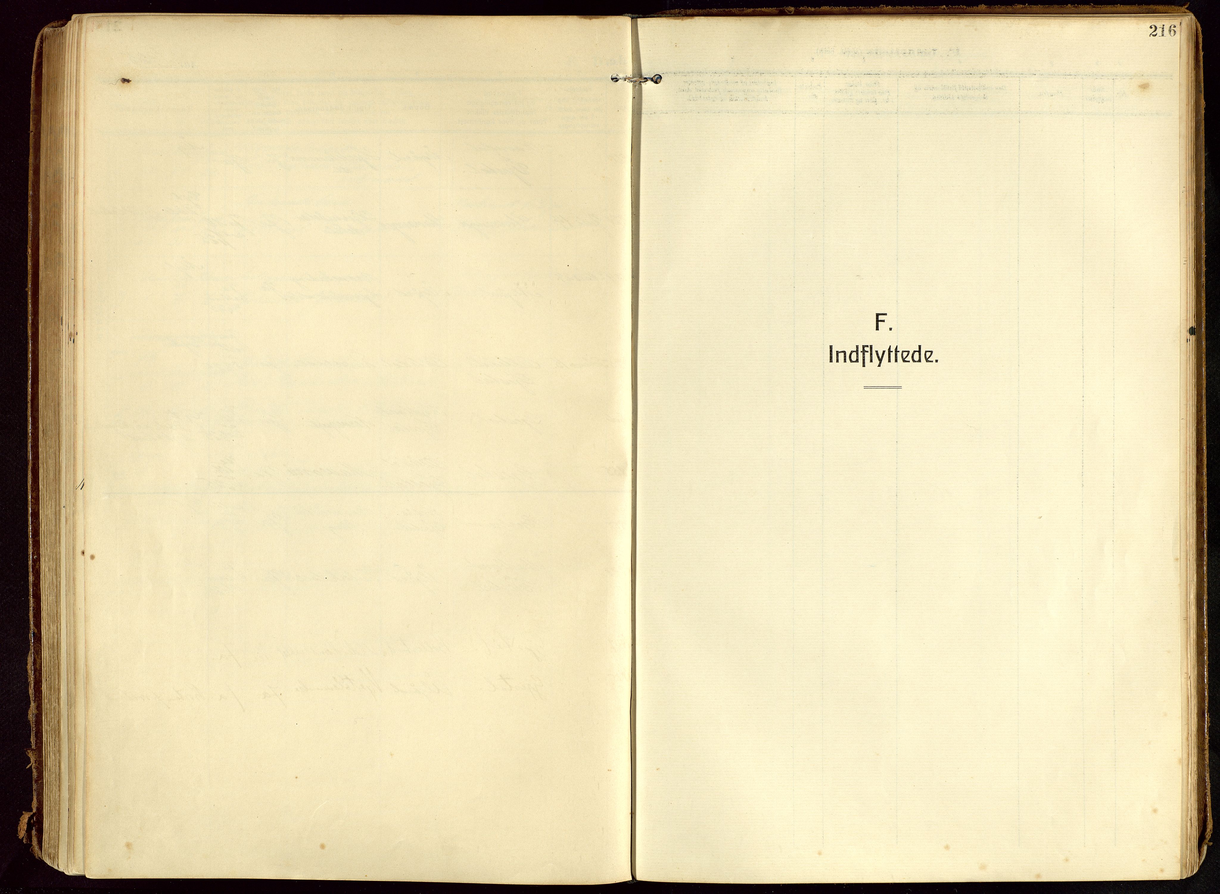 Lye sokneprestkontor, SAST/A-101794/002/B/L0001: Parish register (official) no. A 13, 1910-1925, p. 216