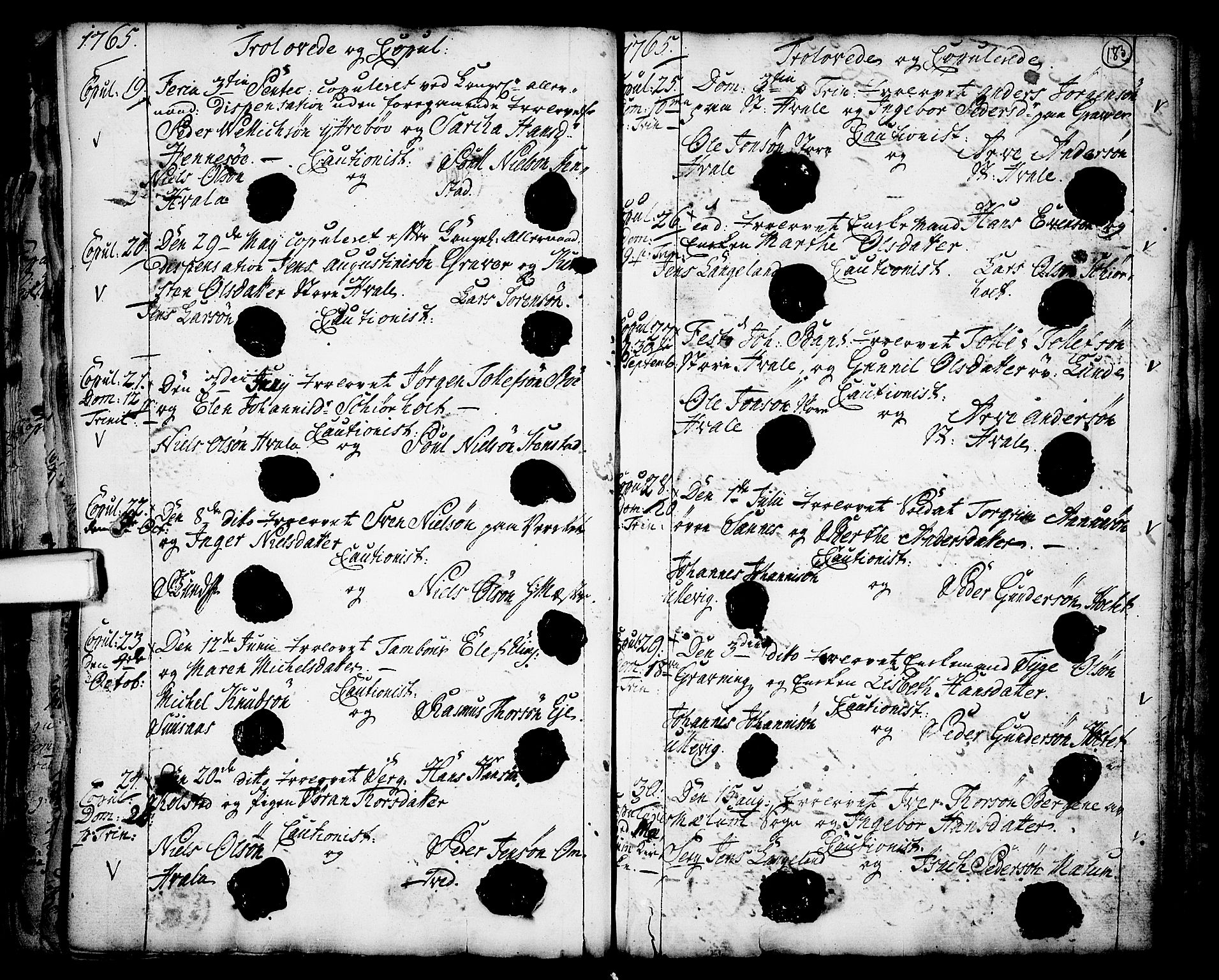 Holla kirkebøker, SAKO/A-272/F/Fa/L0001: Parish register (official) no. 1, 1717-1779, p. 183
