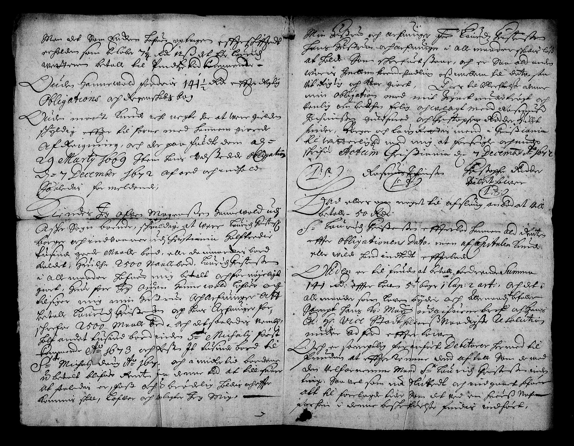 Stattholderembetet 1572-1771, RA/EA-2870/Af/L0002: Avskrifter av vedlegg til originale supplikker, nummerert i samsvar med supplikkbøkene, 1687-1689, p. 352