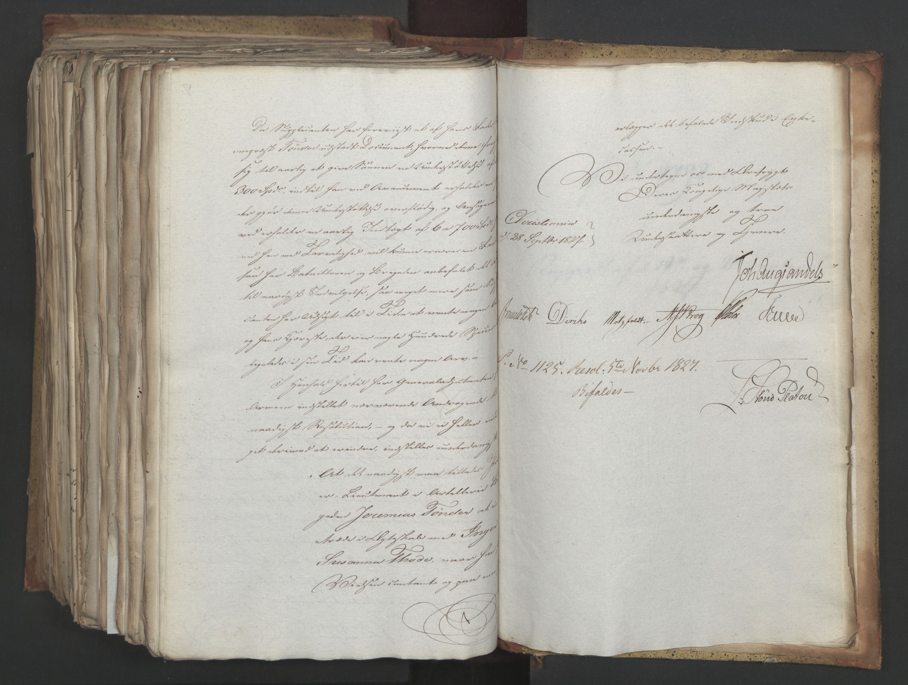 Statsrådsavdelingen i Stockholm, AV/RA-S-1003/D/Da/L0052: Regjeringsinnstillinger nr. 4566-4799, 1827, p. 634