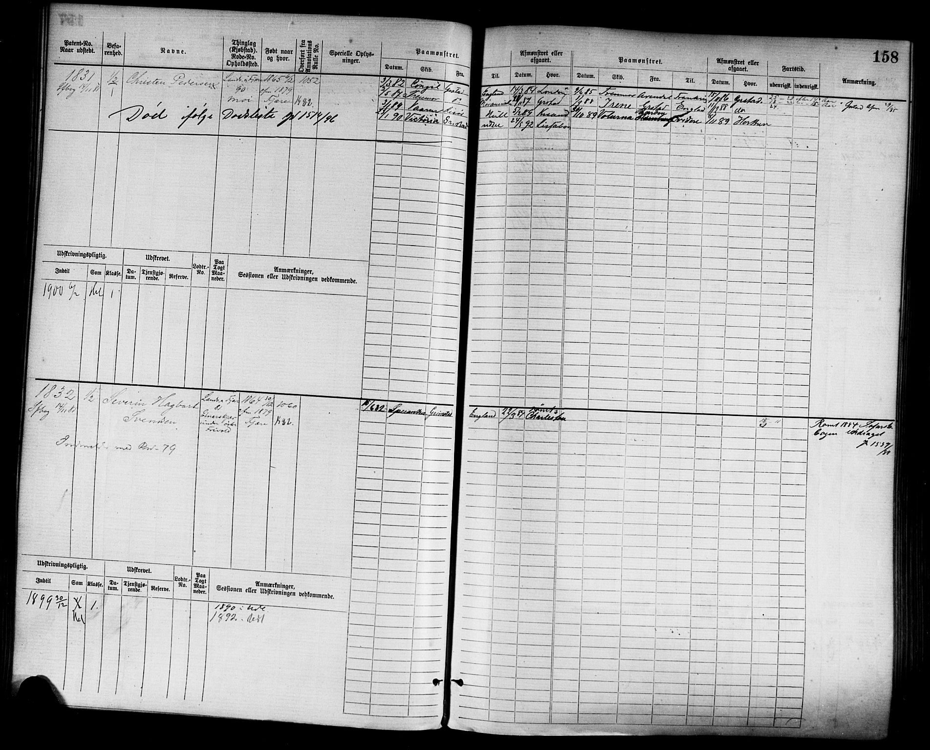 Grimstad mønstringskrets, AV/SAK-2031-0013/F/Fb/L0003: Hovedrulle nr 1517-2276, F-6, 1877-1888, p. 164