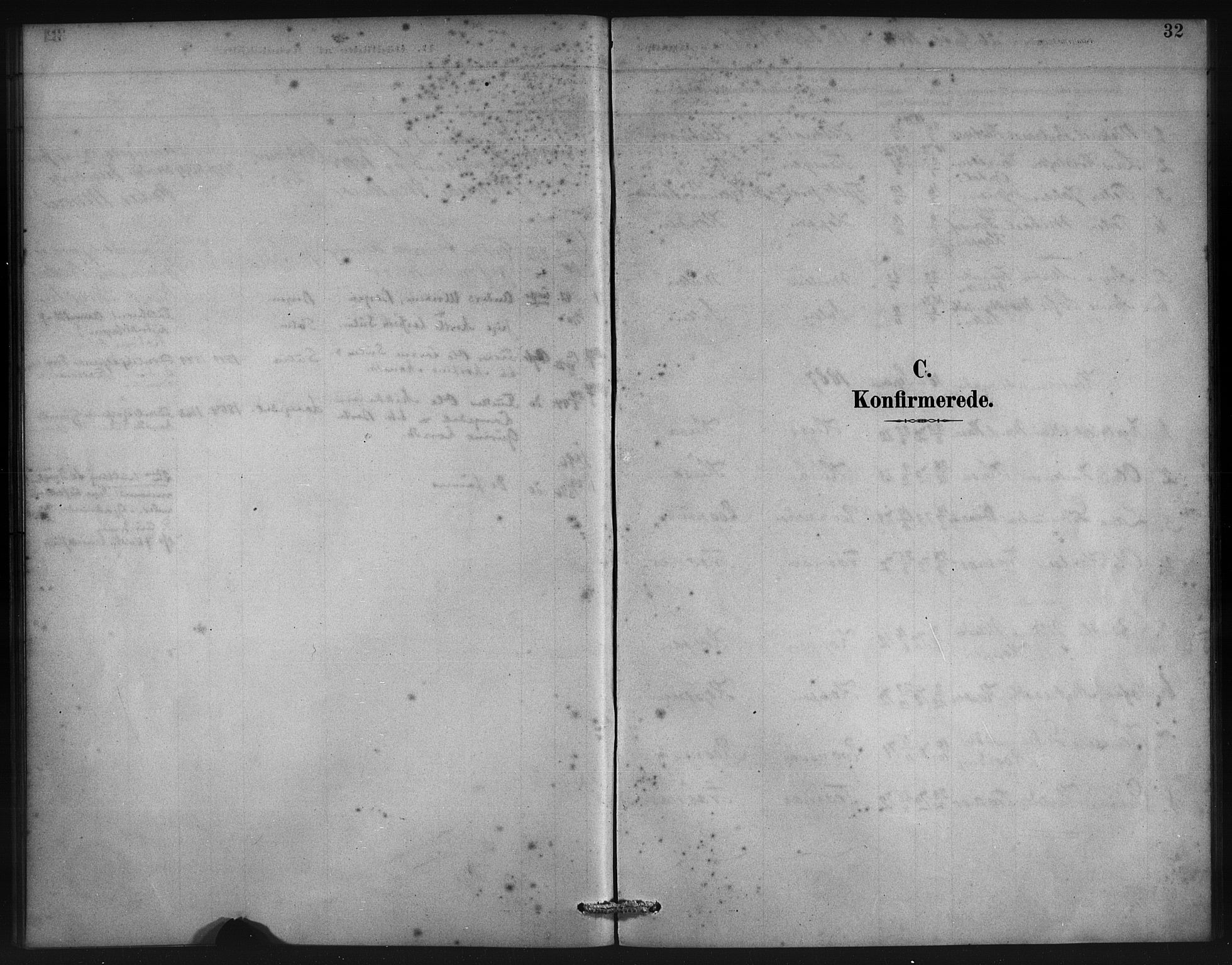 Lindås Sokneprestembete, AV/SAB-A-76701/H/Haa/Haad/L0001: Parish register (official) no. D 1, 1886-1896, p. 32
