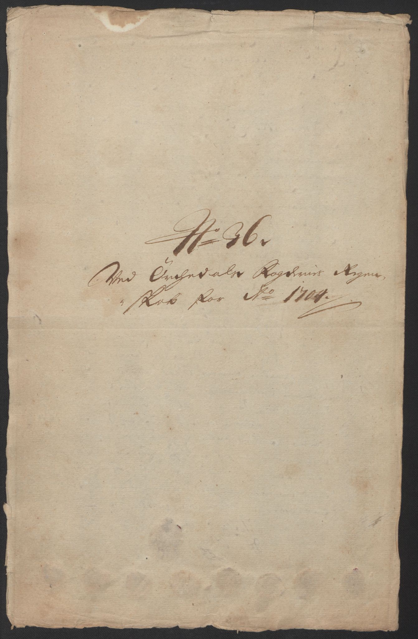 Rentekammeret inntil 1814, Reviderte regnskaper, Fogderegnskap, RA/EA-4092/R60/L3954: Fogderegnskap Orkdal og Gauldal, 1704, p. 249