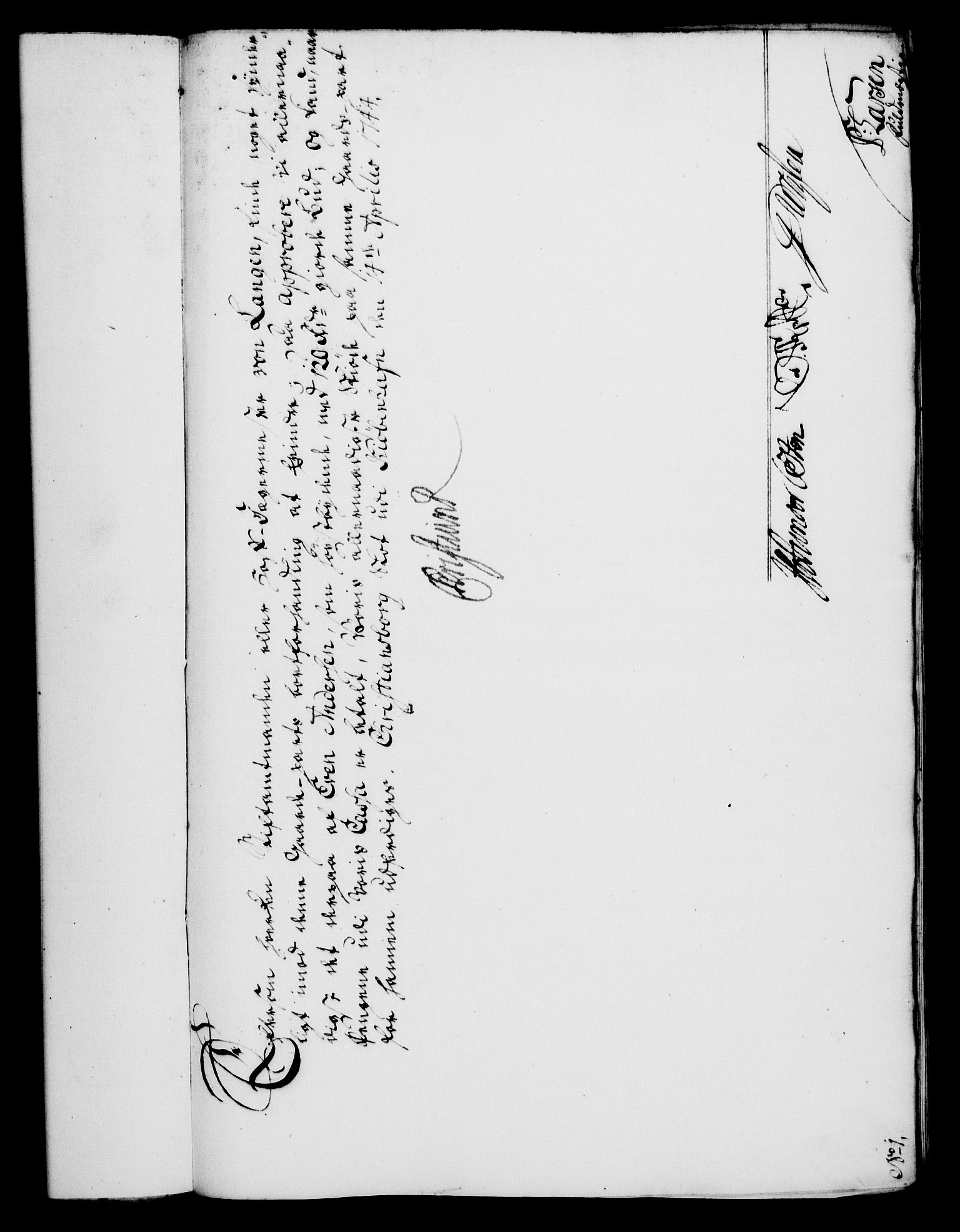 Rentekammeret, Kammerkanselliet, RA/EA-3111/G/Gf/Gfa/L0027: Norsk relasjons- og resolusjonsprotokoll (merket RK 52.27), 1744, p. 217