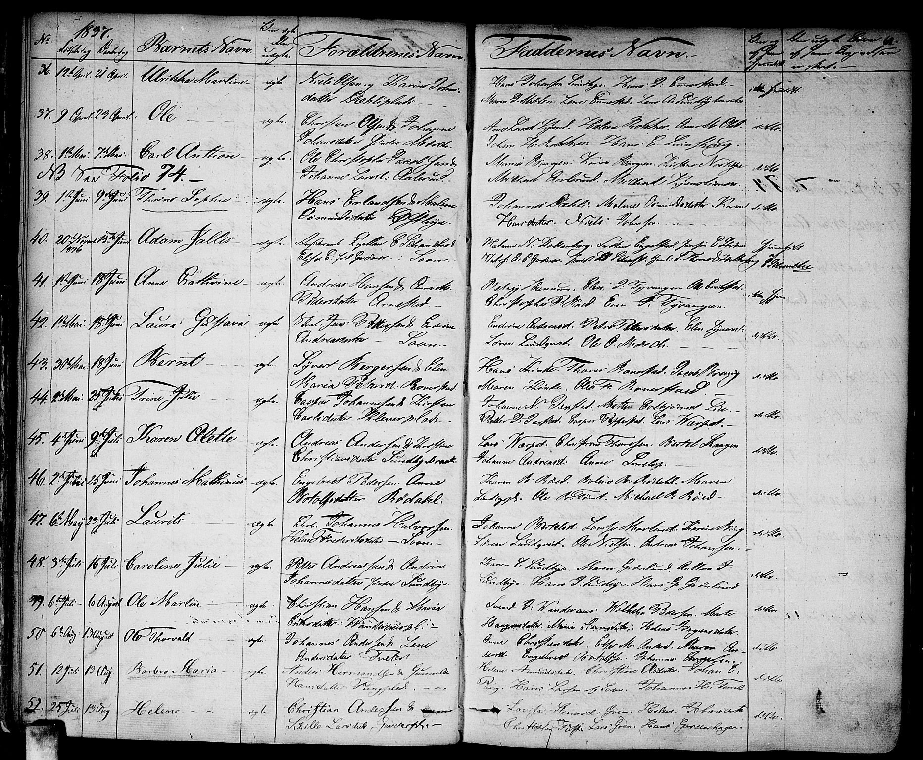 Vestby prestekontor Kirkebøker, SAO/A-10893/F/Fa/L0006: Parish register (official) no. I 6, 1827-1849, p. 68