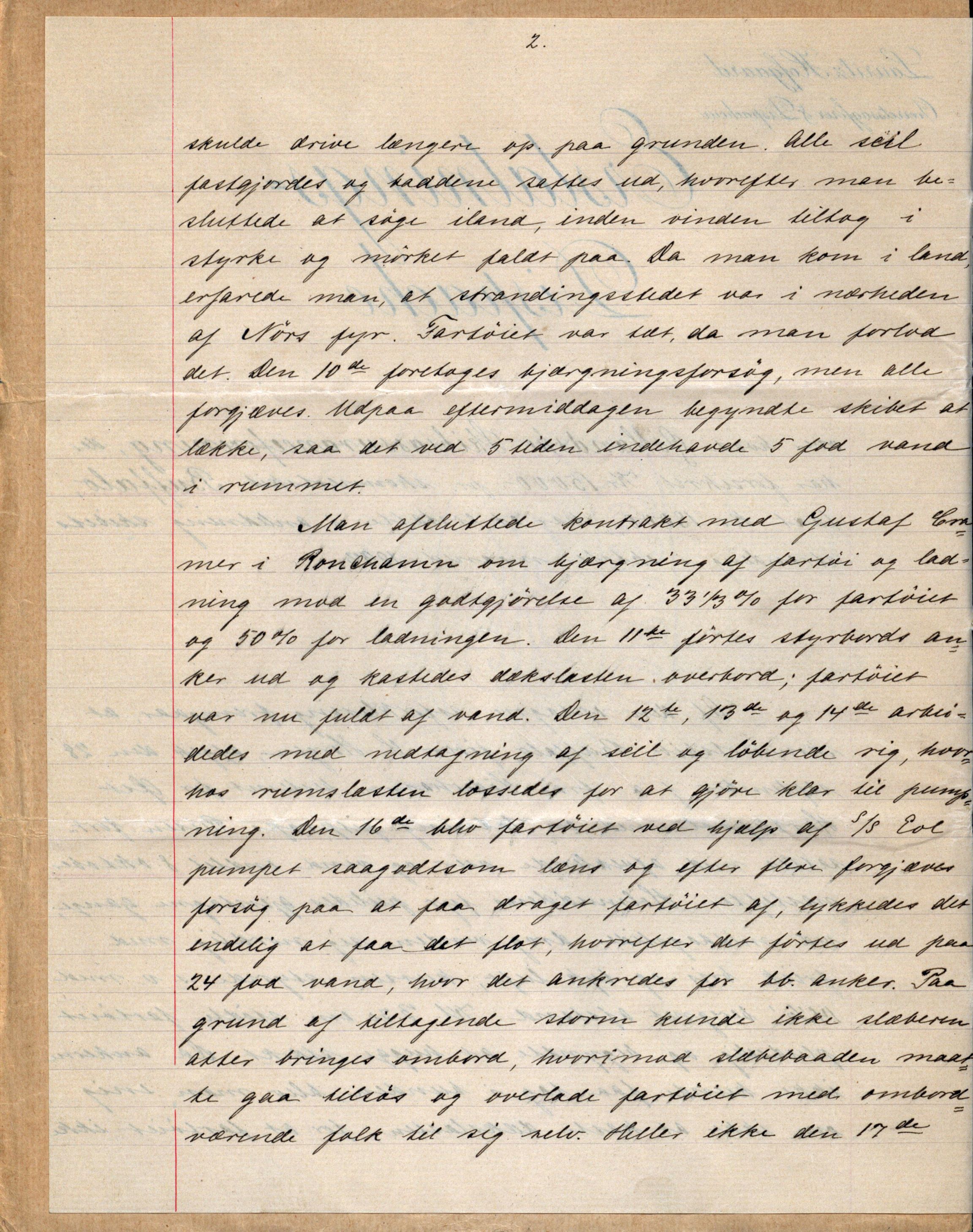 Pa 63 - Østlandske skibsassuranceforening, VEMU/A-1079/G/Ga/L0029/0009: Havaridokumenter / Anette, Agathe, Agra, Buffalo, 1893, p. 16