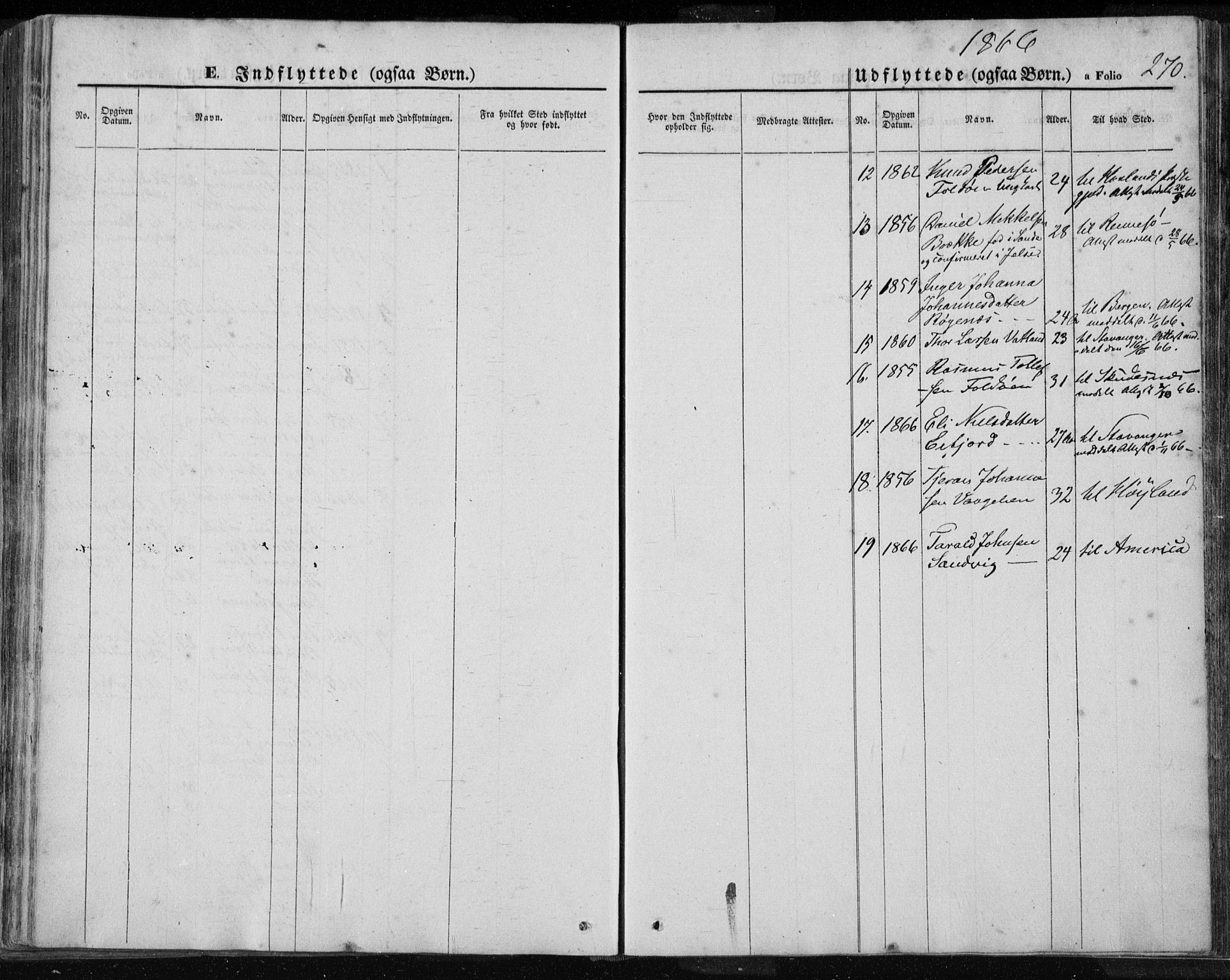 Jelsa sokneprestkontor, AV/SAST-A-101842/01/IV/L0007: Parish register (official) no. A 7, 1854-1866, p. 270