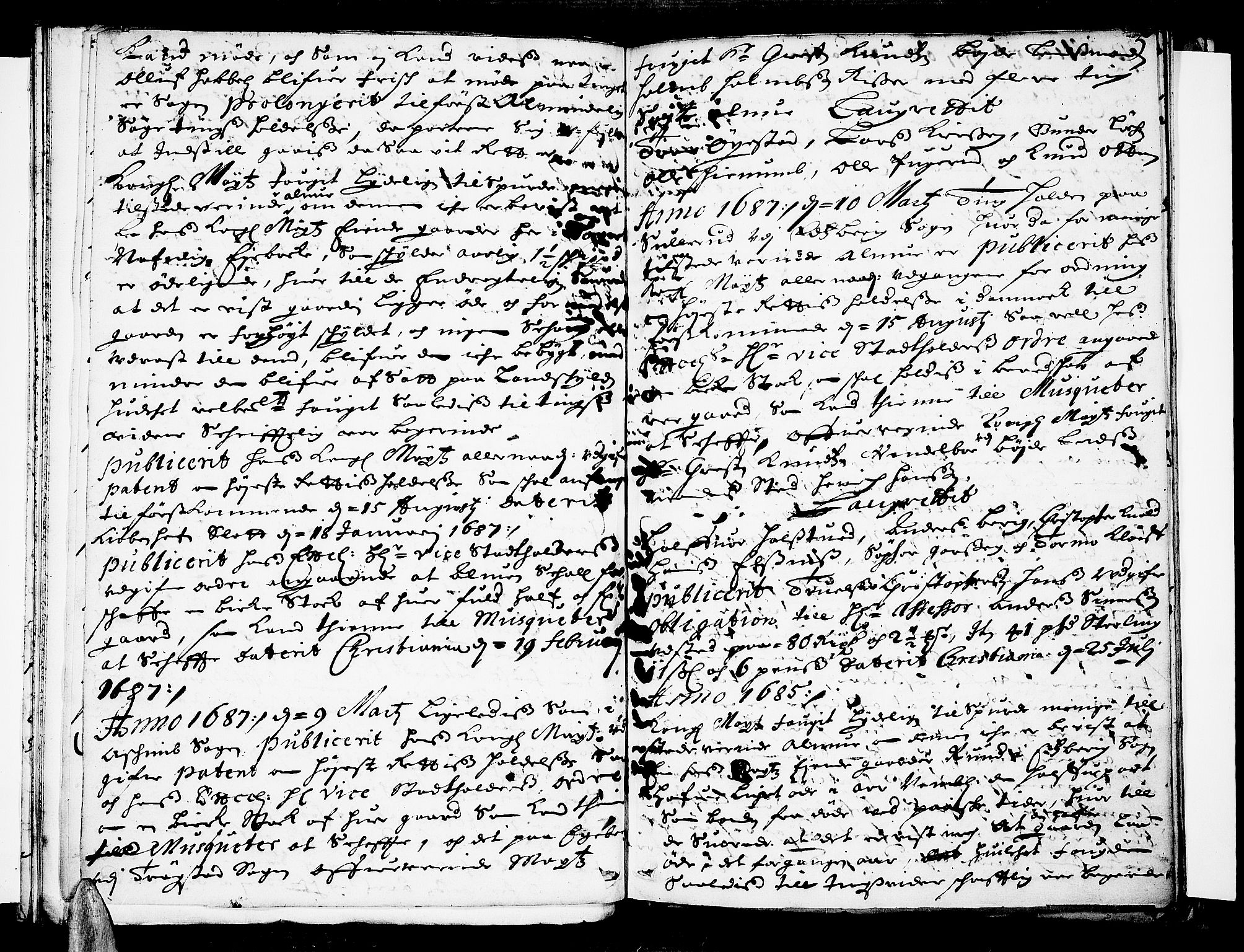 Heggen og Frøland sorenskriveri I, AV/SAO-A-11556/F/Fb/L0024: Tingbok, 1686-1690, p. 4b-5a
