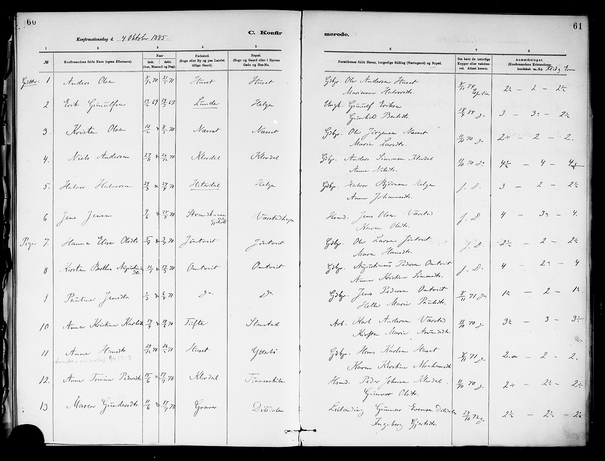 Holla kirkebøker, AV/SAKO-A-272/F/Fa/L0009: Parish register (official) no. 9, 1881-1897, p. 60