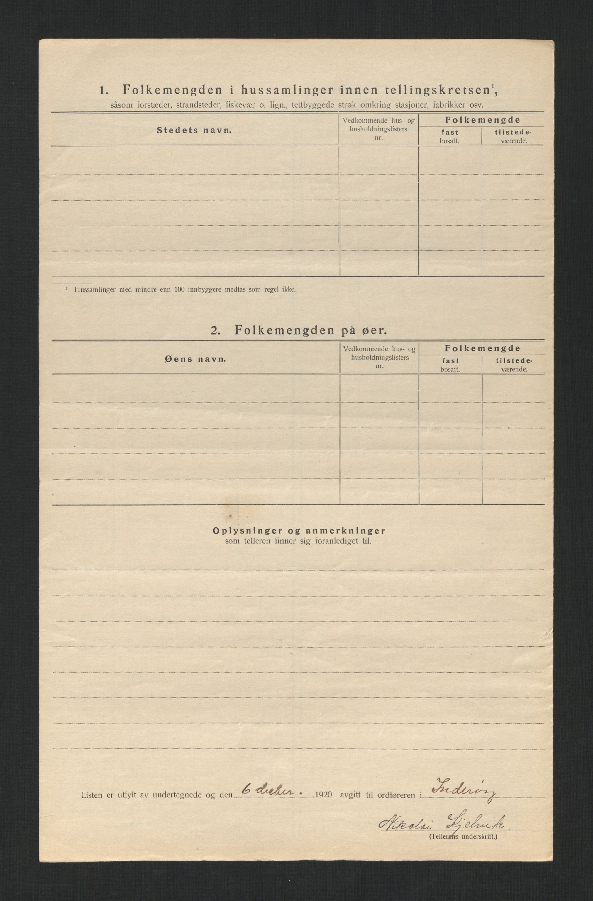 SAT, 1920 census for Inderøy, 1920, p. 24