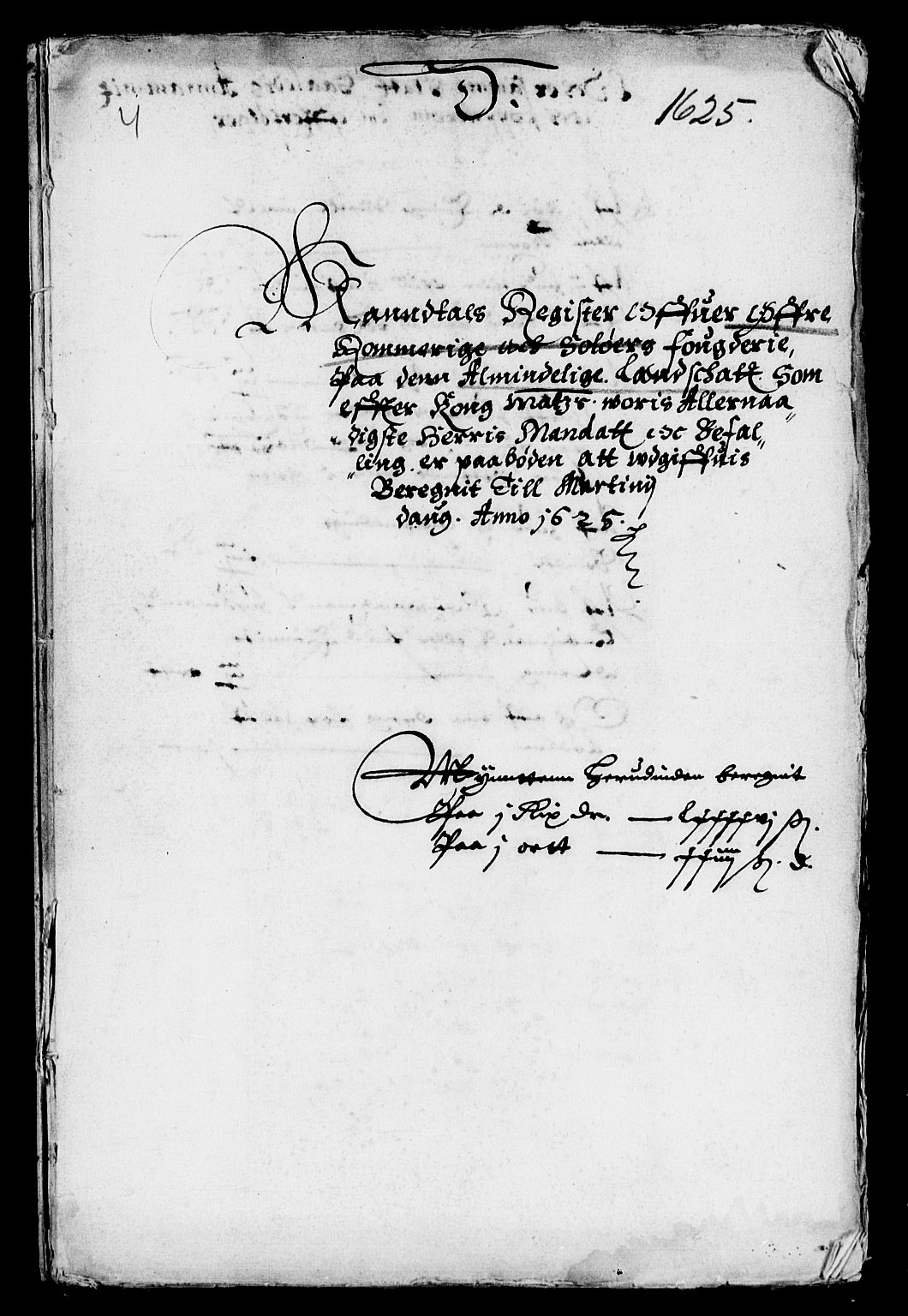 Rentekammeret inntil 1814, Reviderte regnskaper, Lensregnskaper, AV/RA-EA-5023/R/Rb/Rba/L0074: Akershus len, 1625