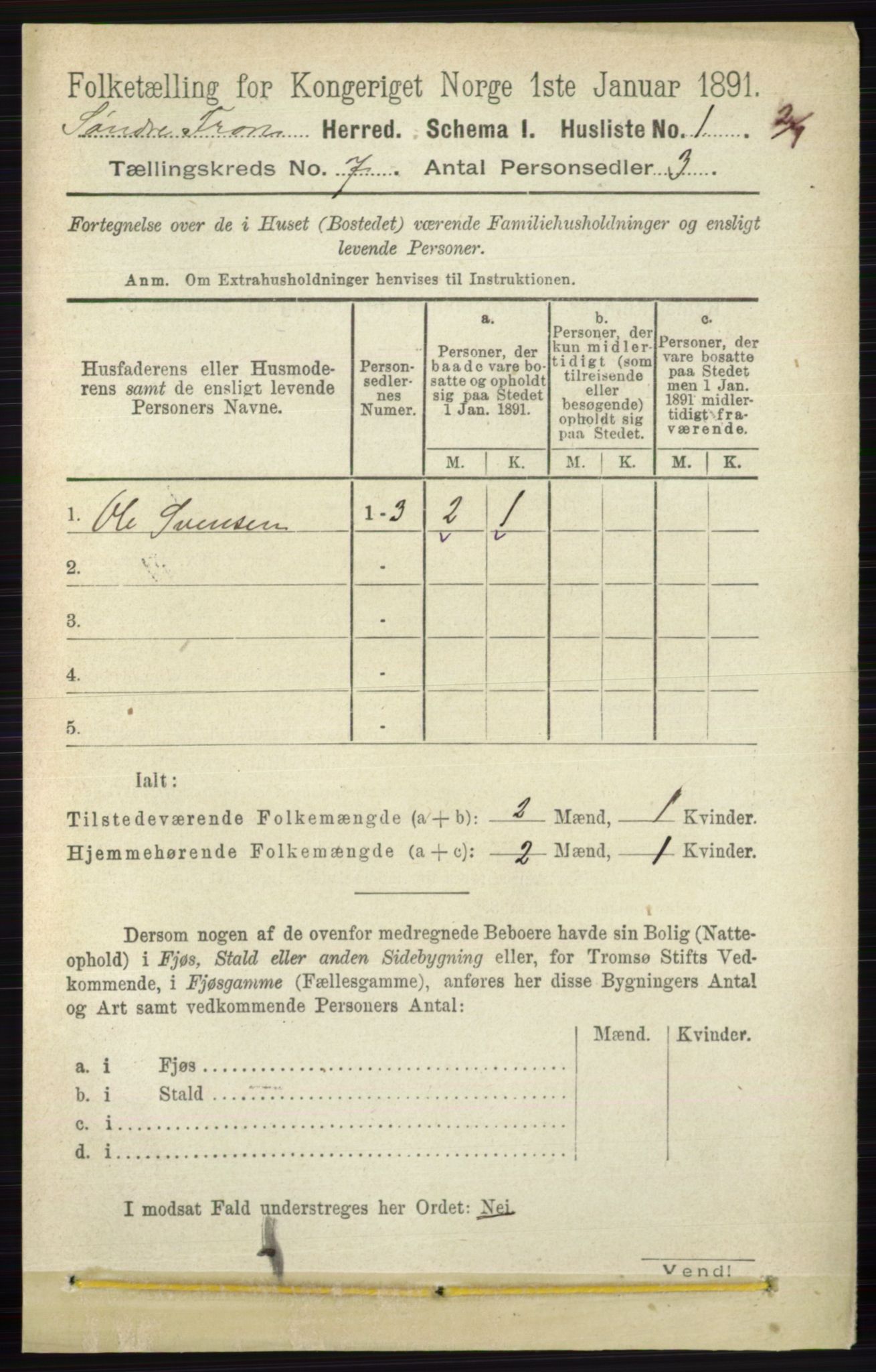 RA, 1891 census for 0519 Sør-Fron, 1891, p. 2925