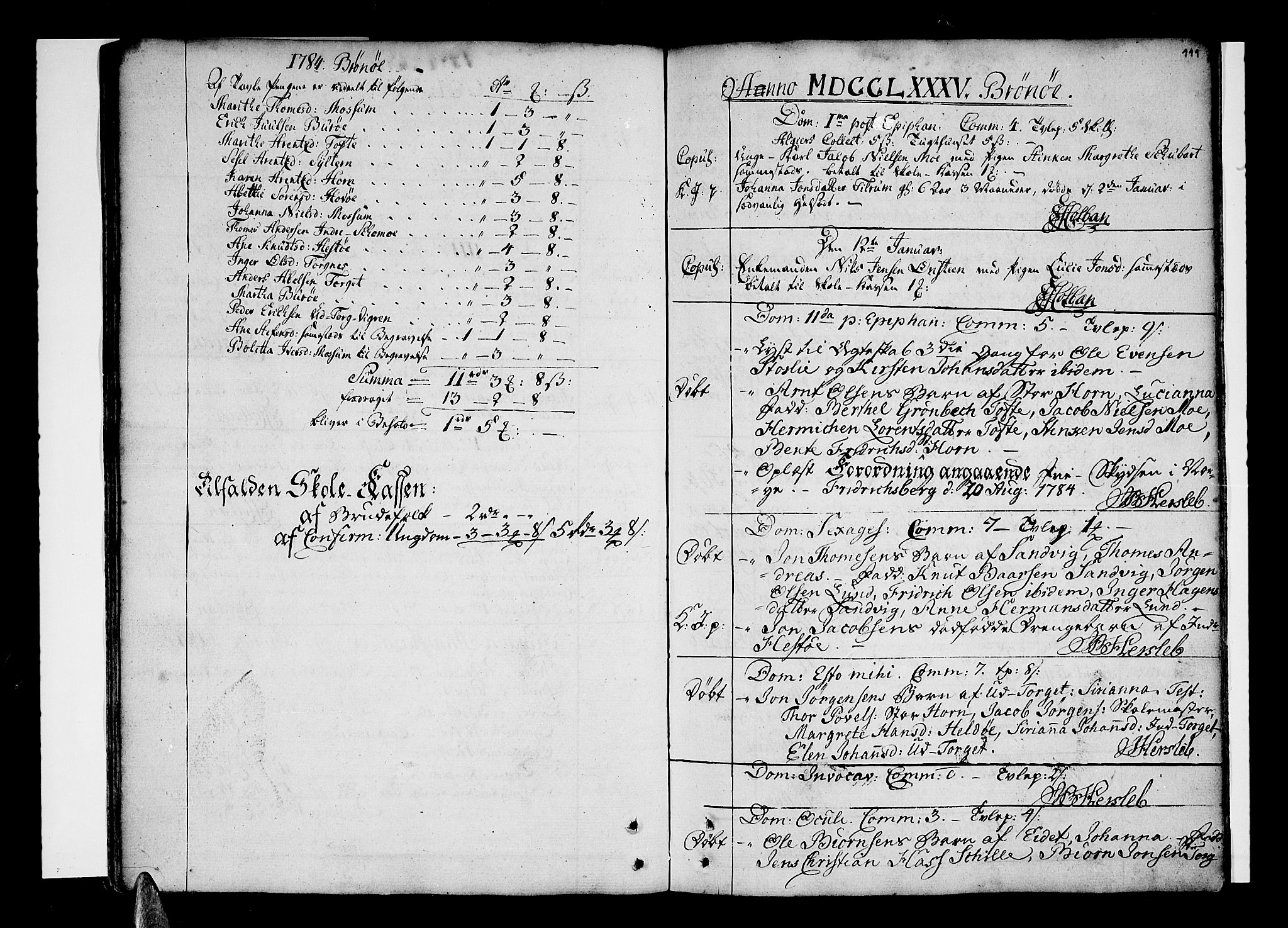 Ministerialprotokoller, klokkerbøker og fødselsregistre - Nordland, SAT/A-1459/813/L0195: Parish register (official) no. 813A05, 1752-1803, p. 111