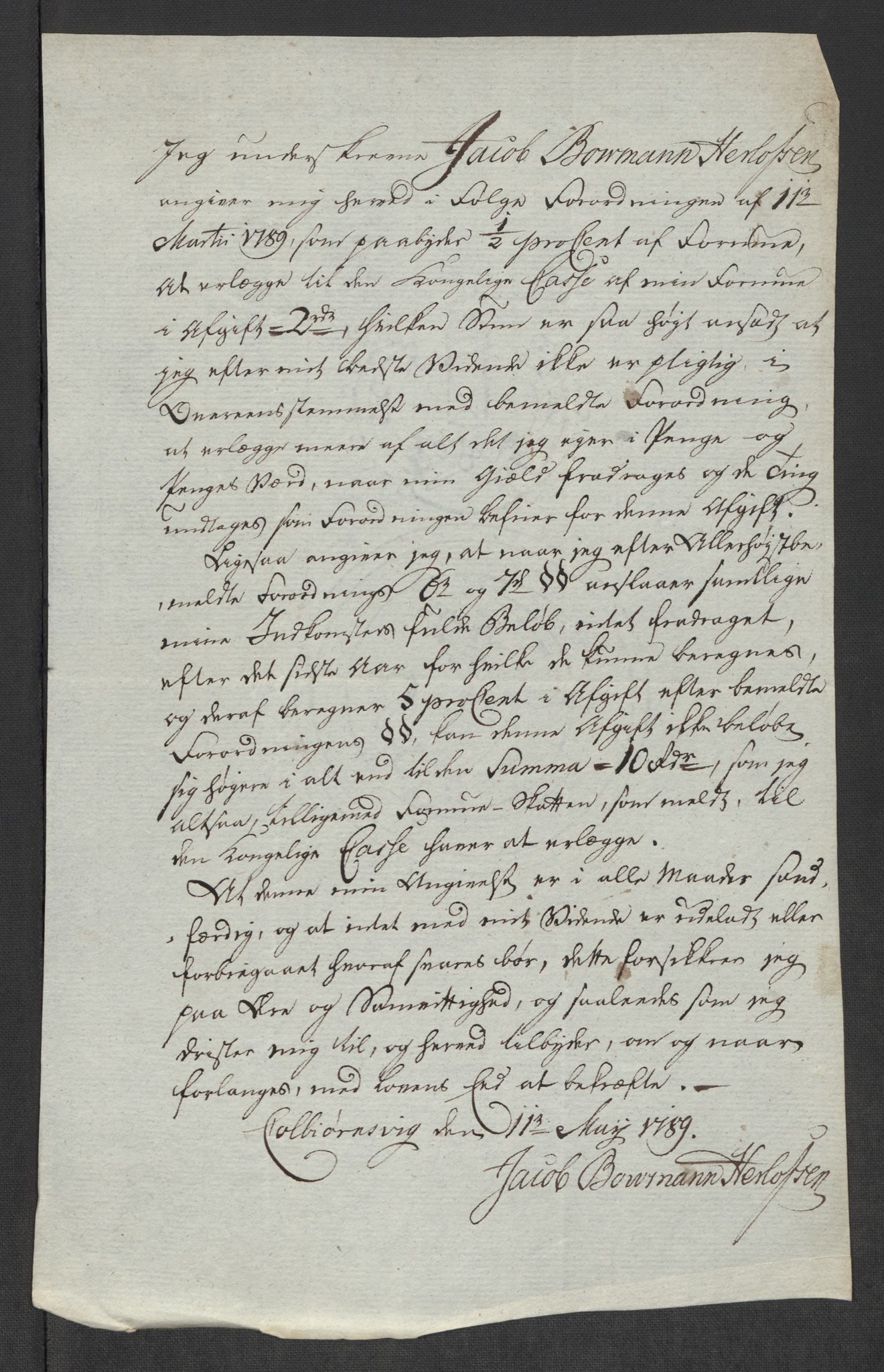 Rentekammeret inntil 1814, Reviderte regnskaper, Mindre regnskaper, AV/RA-EA-4068/Rf/Rfe/L0027: Nedenes fogderi, Nedre Romerike fogderi, 1789, p. 266