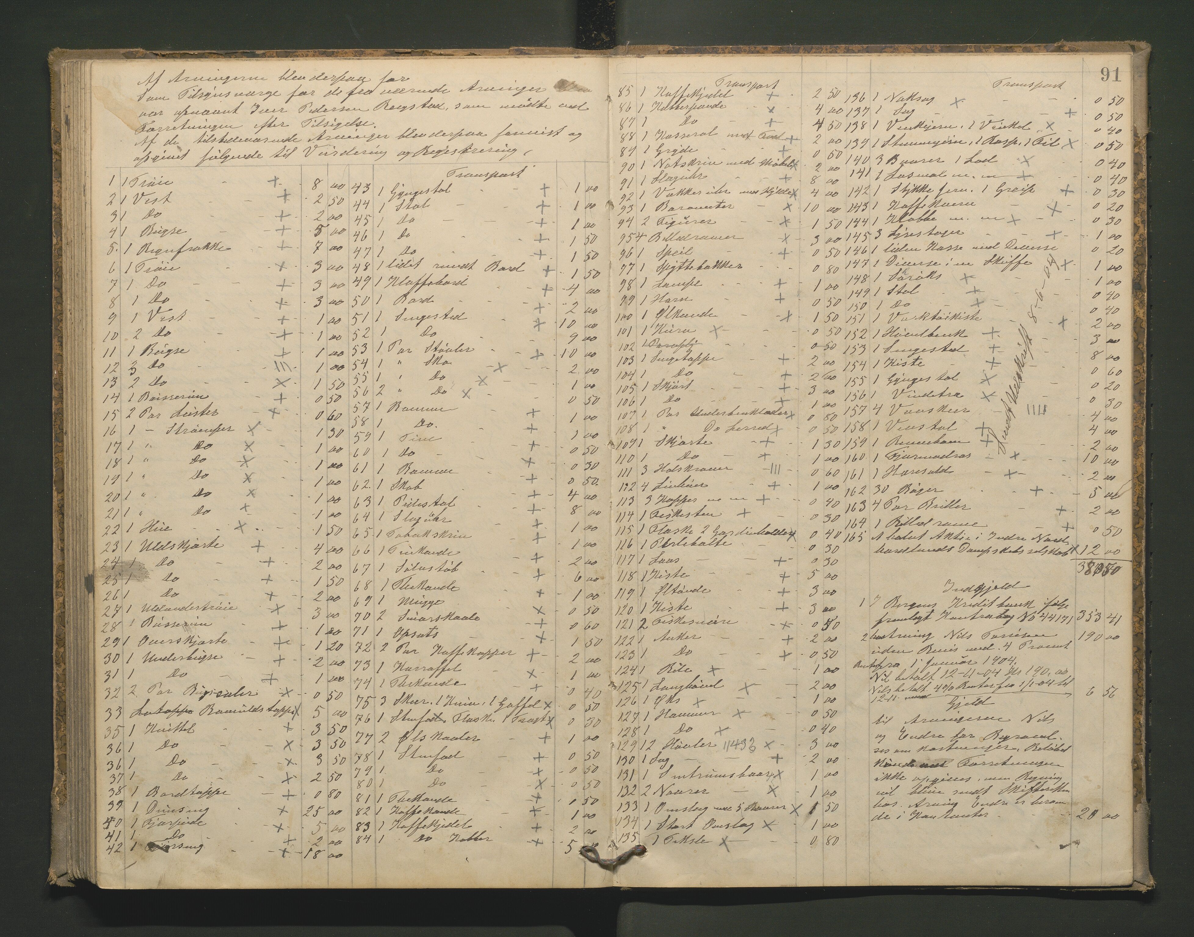 Lensmannen i Hamre, AV/SAB-A-32601/0006/L0002: Registreringsprotokoll, 1896-1904, p. 90b-91a