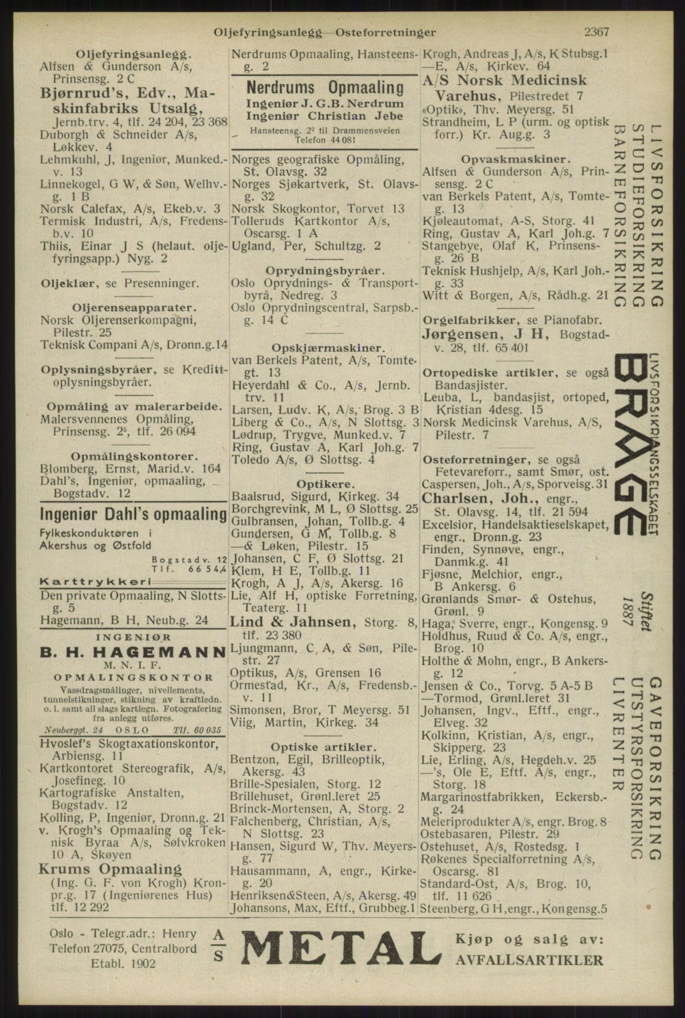 Kristiania/Oslo adressebok, PUBL/-, 1934, p. 2367