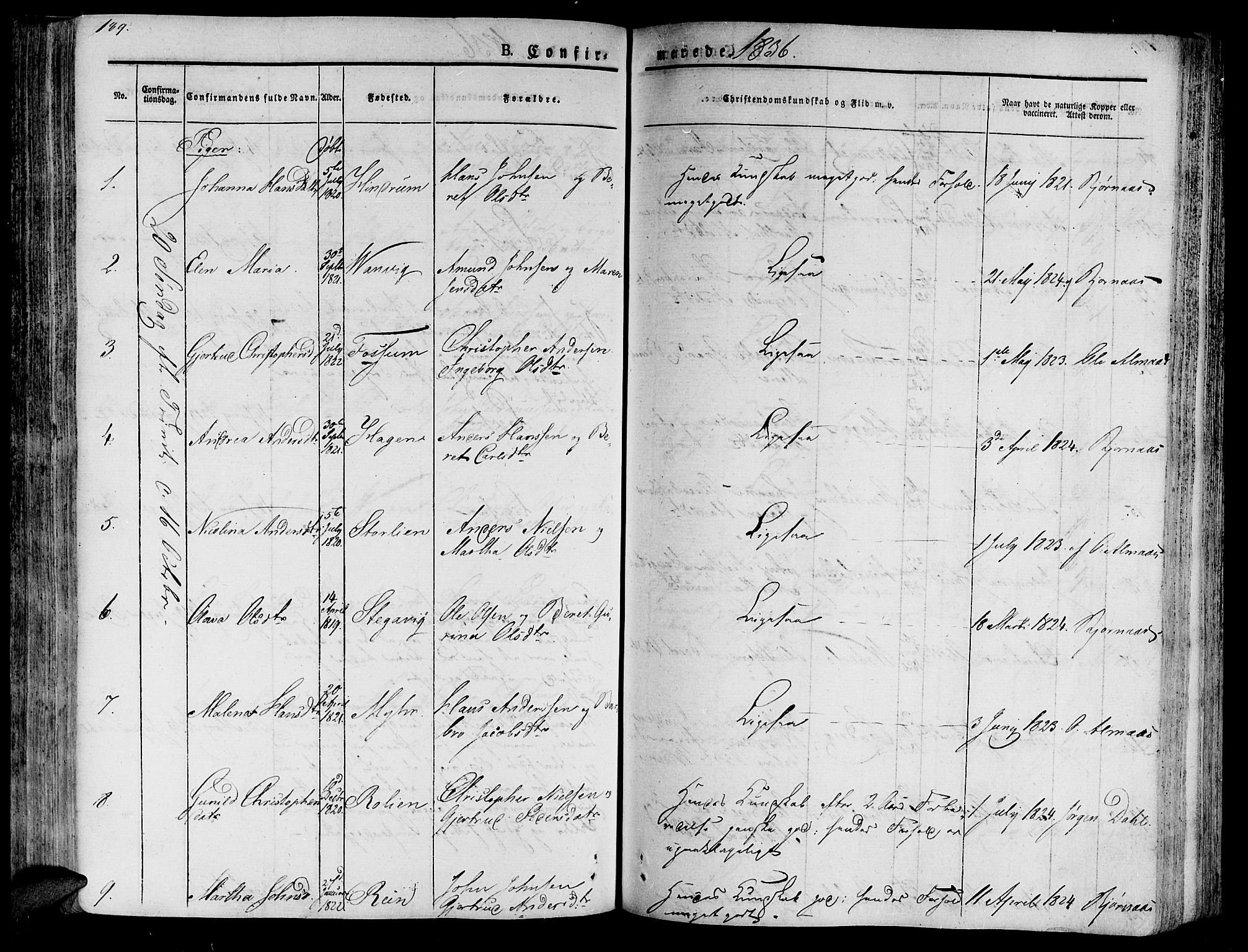 Ministerialprotokoller, klokkerbøker og fødselsregistre - Nord-Trøndelag, AV/SAT-A-1458/701/L0006: Parish register (official) no. 701A06, 1825-1841, p. 189