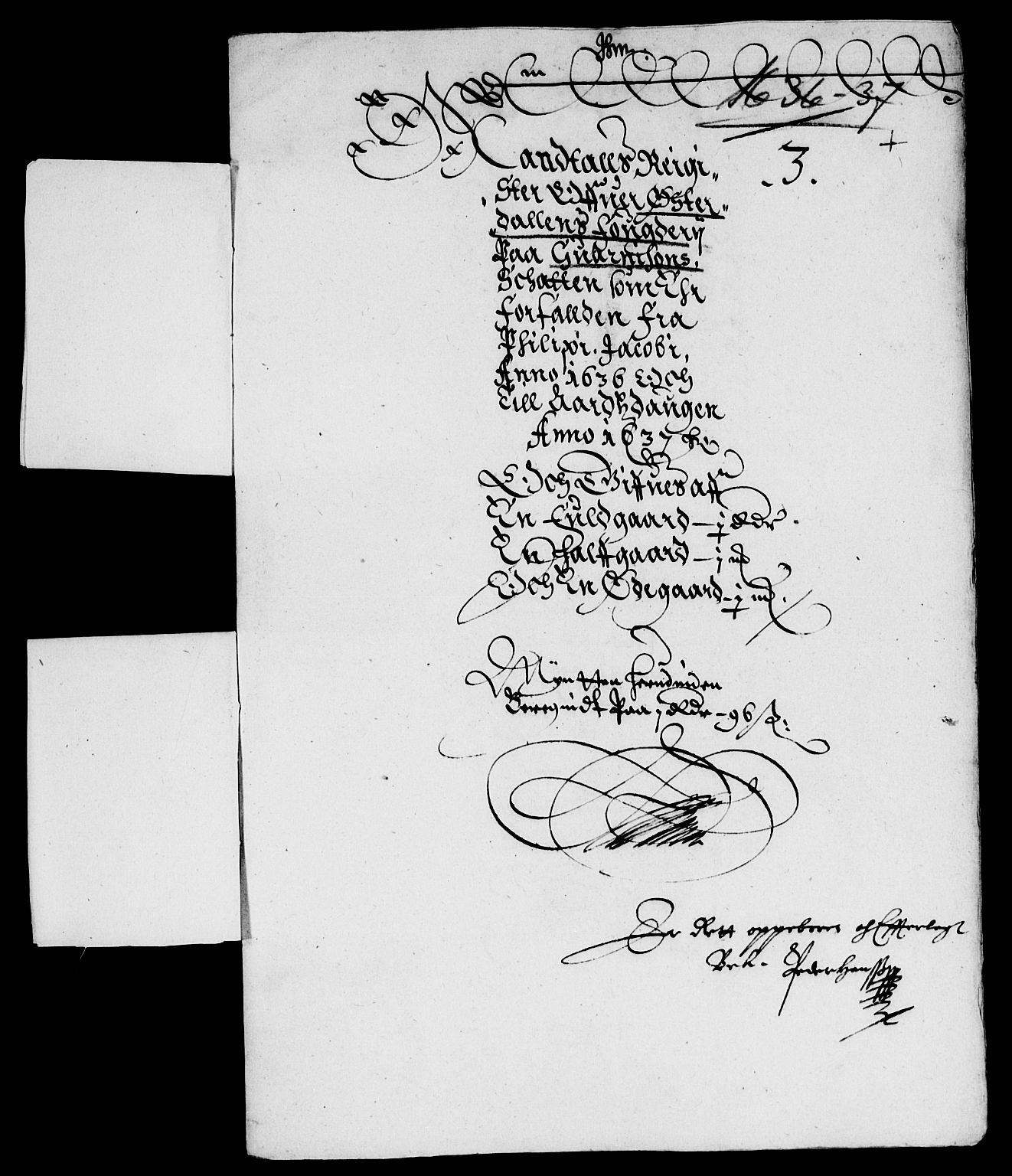 Rentekammeret inntil 1814, Reviderte regnskaper, Lensregnskaper, RA/EA-5023/R/Rb/Rba/L0130: Akershus len, 1636-1637