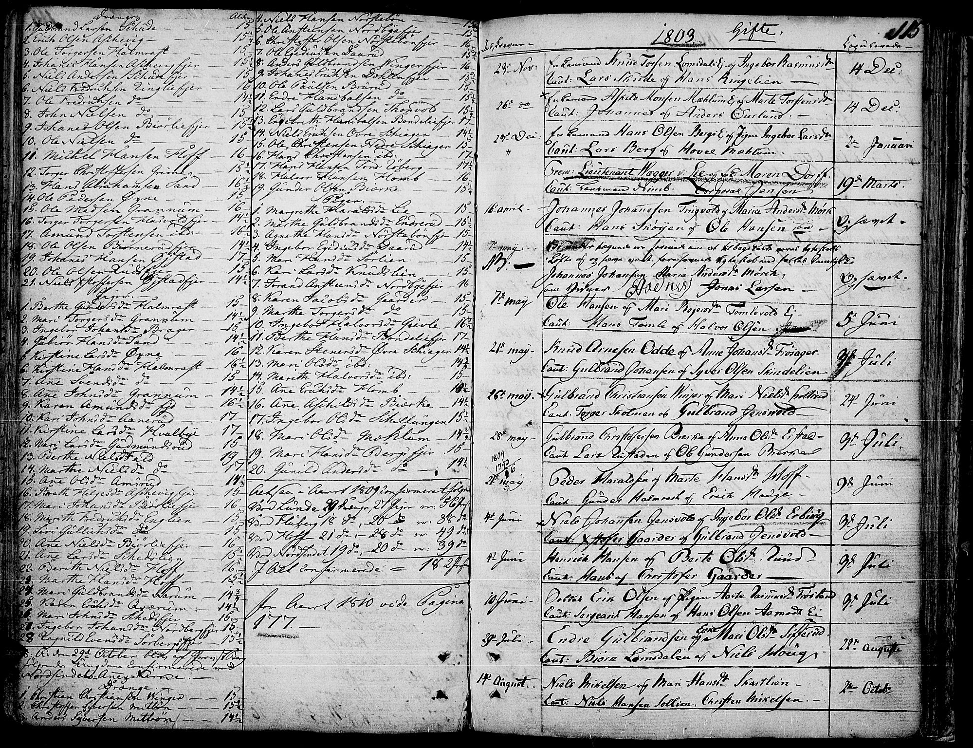 Land prestekontor, SAH/PREST-120/H/Ha/Haa/L0006: Parish register (official) no. 6, 1784-1813, p. 115