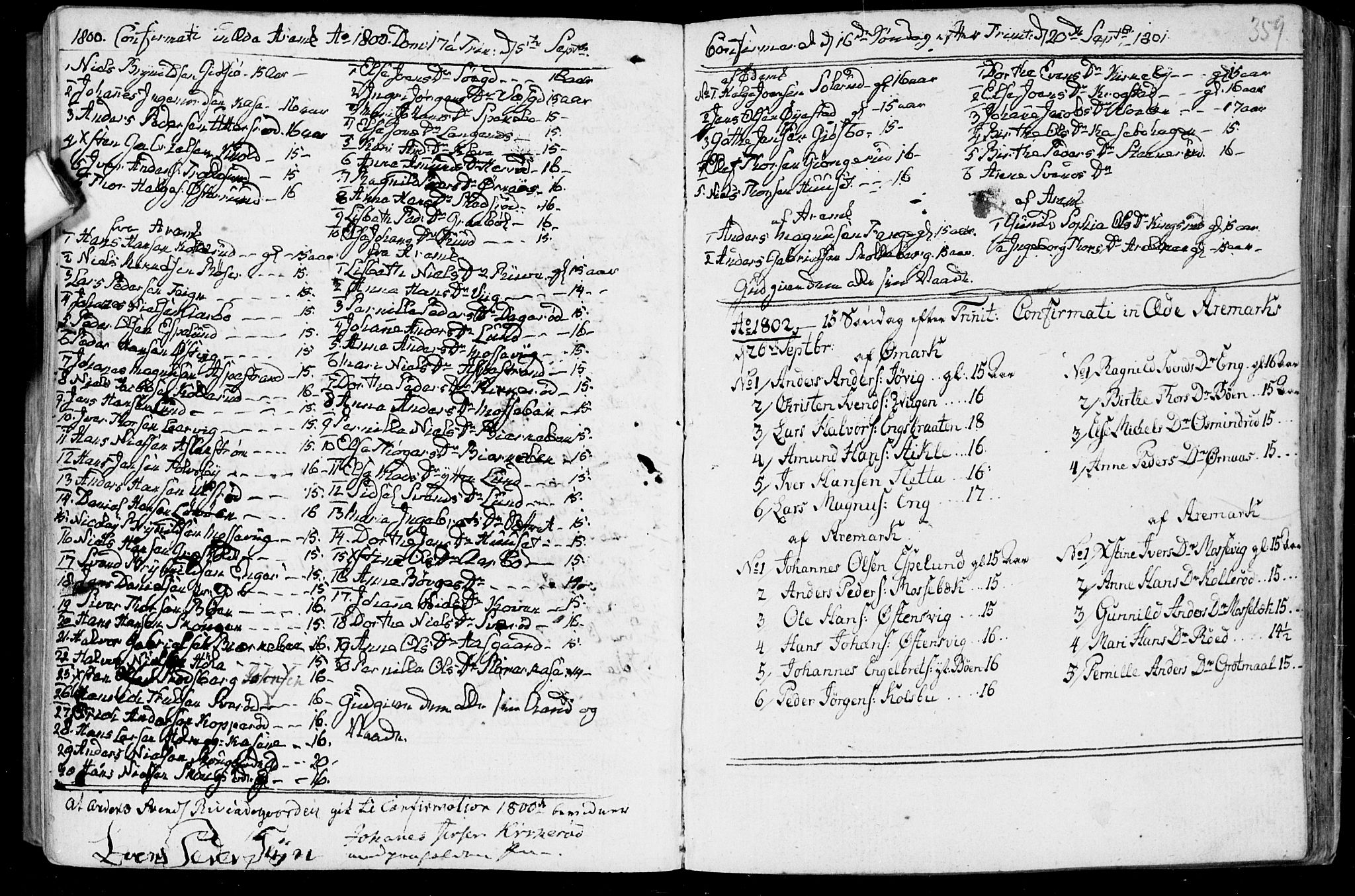 Aremark prestekontor Kirkebøker, SAO/A-10899/F/Fa/L0004: Parish register (official) no. I 4, 1796-1814, p. 359
