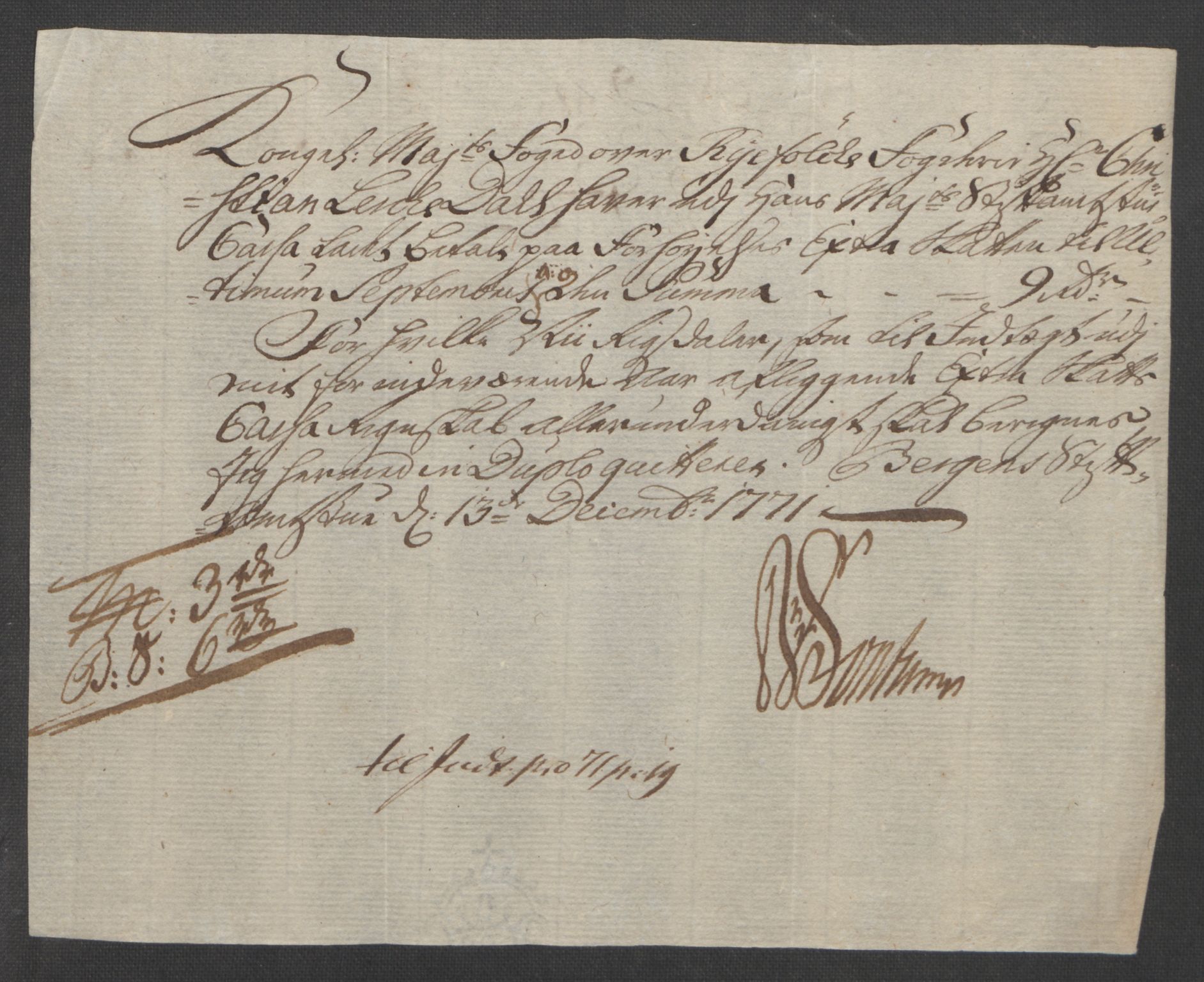 Rentekammeret inntil 1814, Reviderte regnskaper, Fogderegnskap, AV/RA-EA-4092/R47/L2972: Ekstraskatten Ryfylke, 1762-1780, p. 260