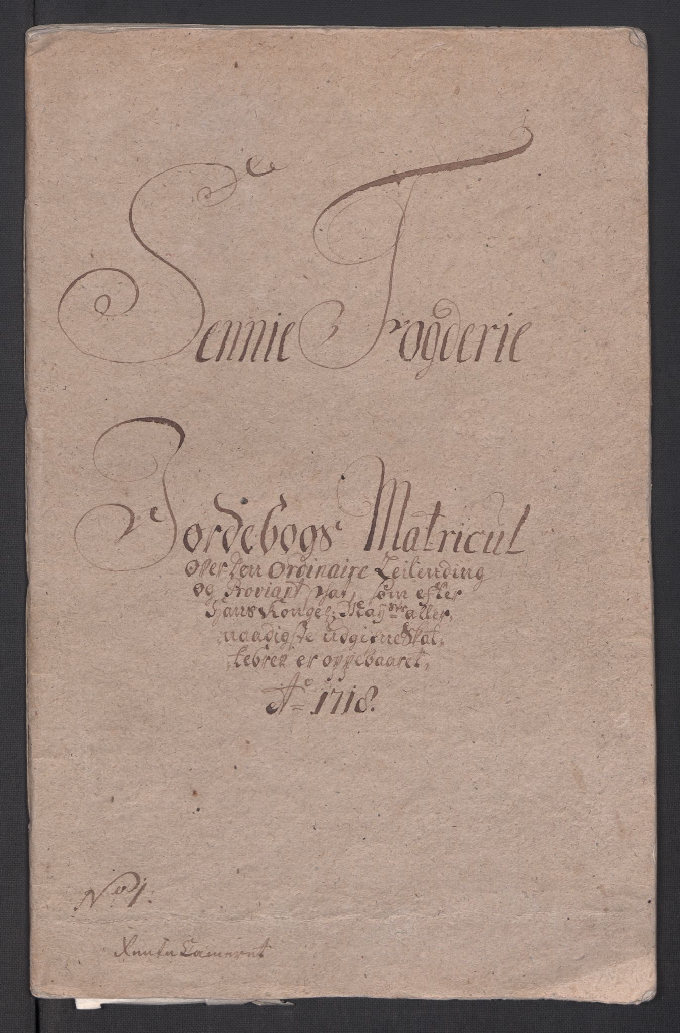 Rentekammeret inntil 1814, Reviderte regnskaper, Fogderegnskap, AV/RA-EA-4092/R68/L4764: Fogderegnskap Senja og Troms, 1718, p. 27
