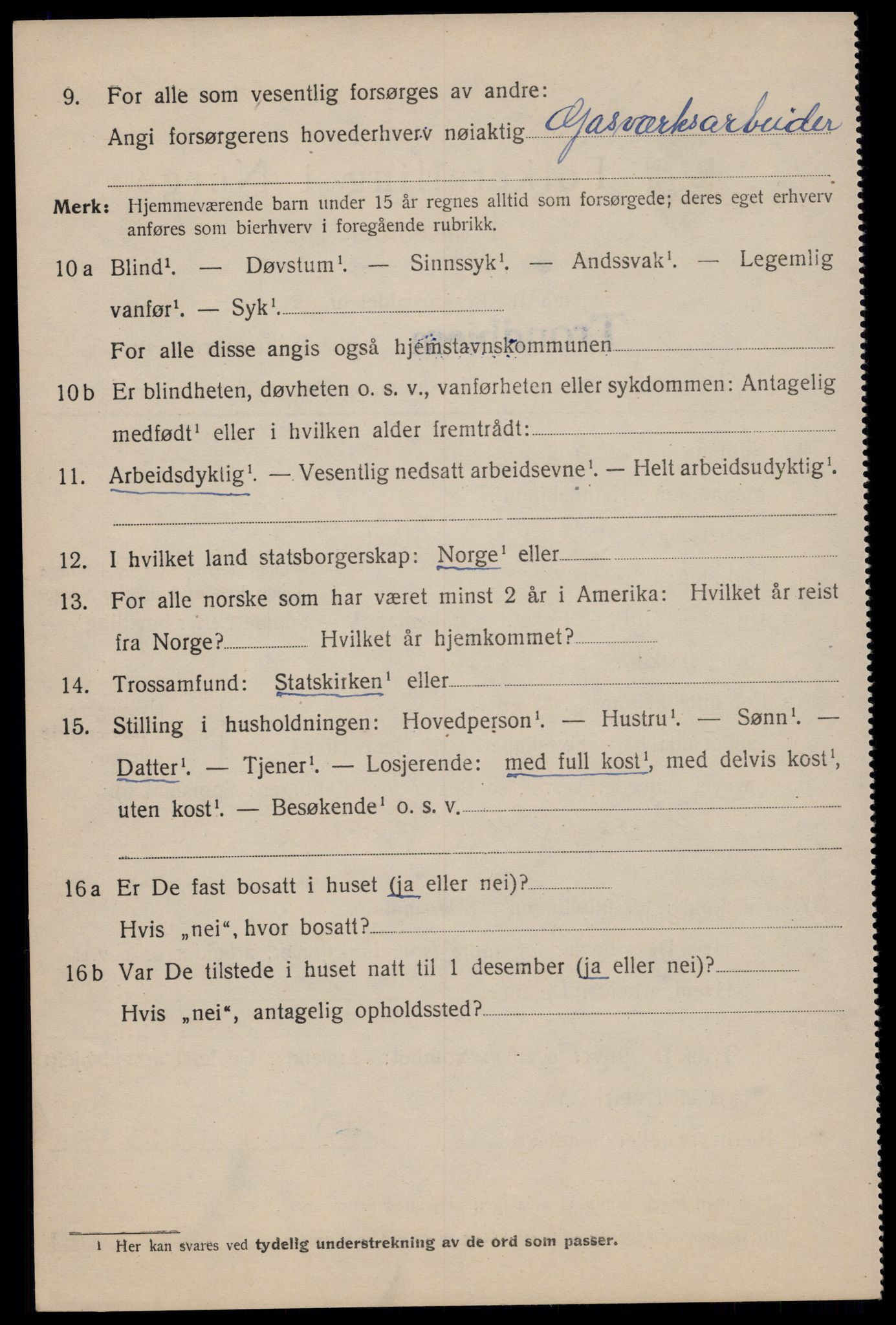 SAT, 1920 census for Trondheim, 1920, p. 46067