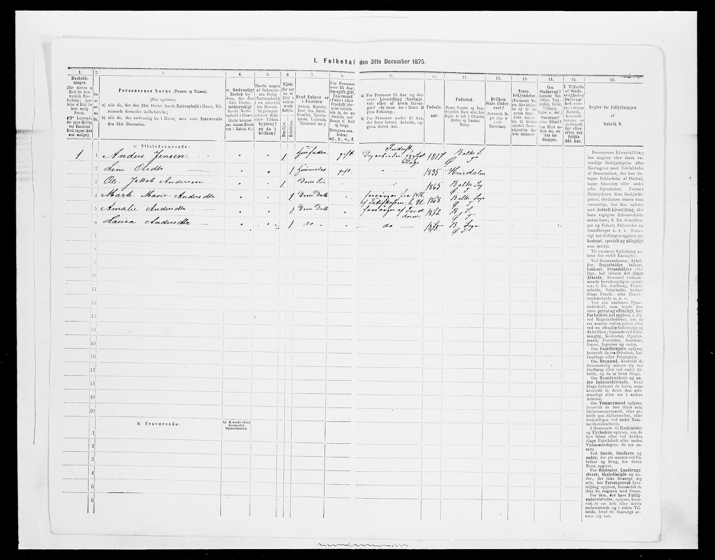 SAH, 1875 census for 0528P Østre Toten, 1875, p. 538