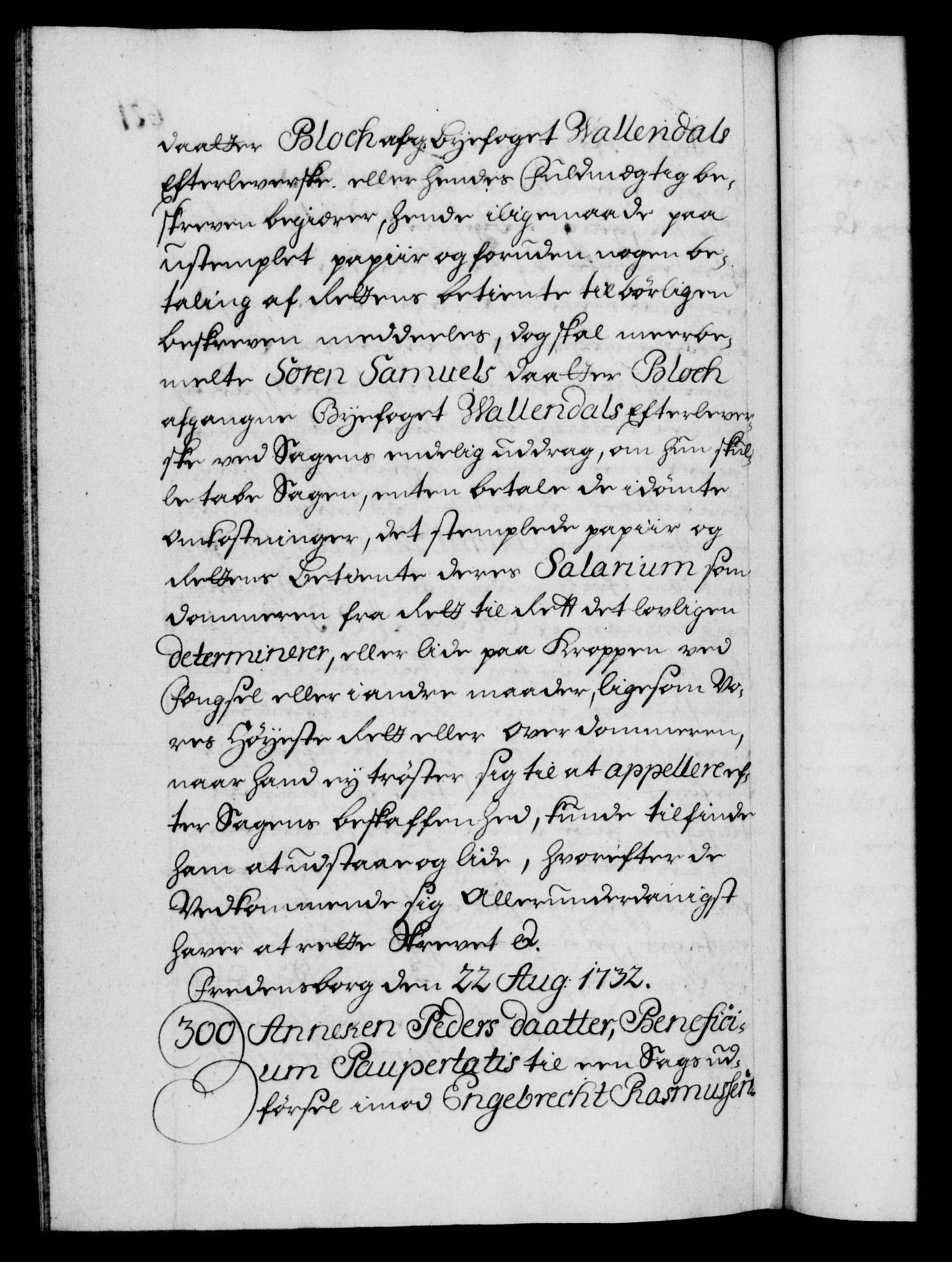Danske Kanselli 1572-1799, AV/RA-EA-3023/F/Fc/Fca/Fcaa/L0027: Norske registre, 1730-1732, p. 621b