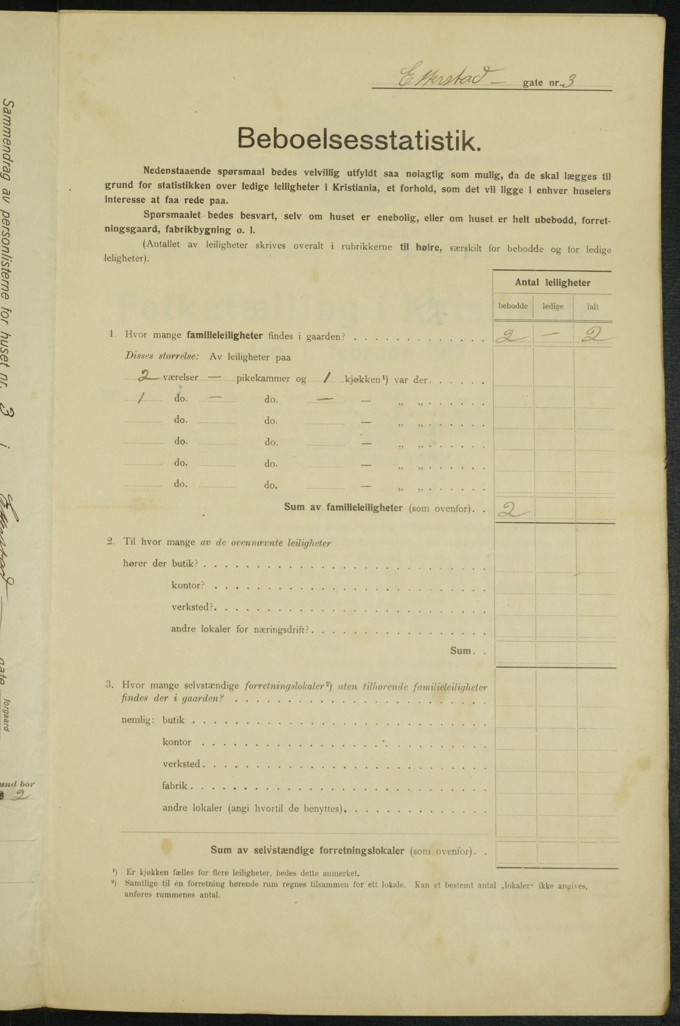 OBA, Municipal Census 1915 for Kristiania, 1915, p. 21917