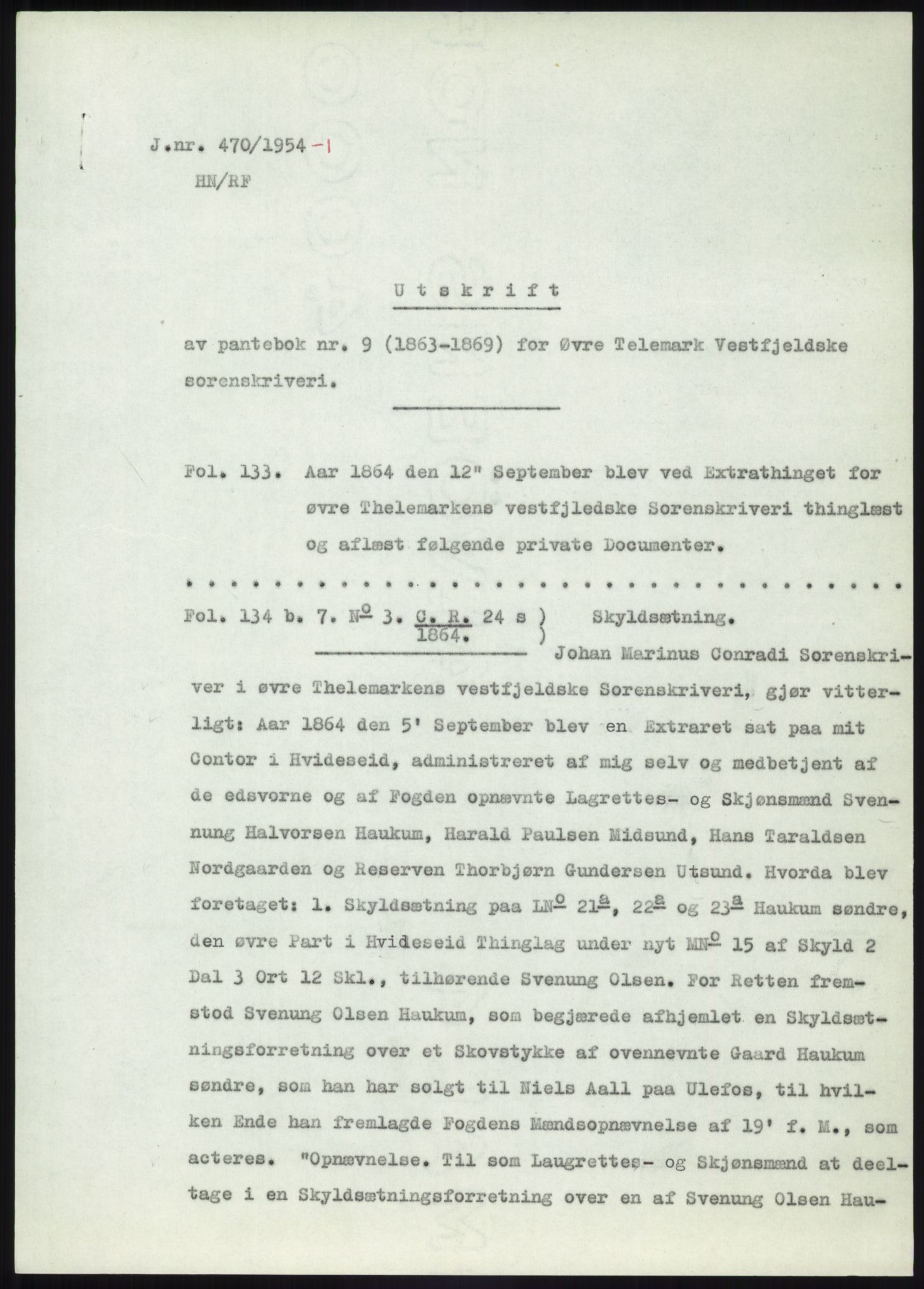 Statsarkivet i Kongsberg, SAKO/A-0001, 1944-1954, p. 93