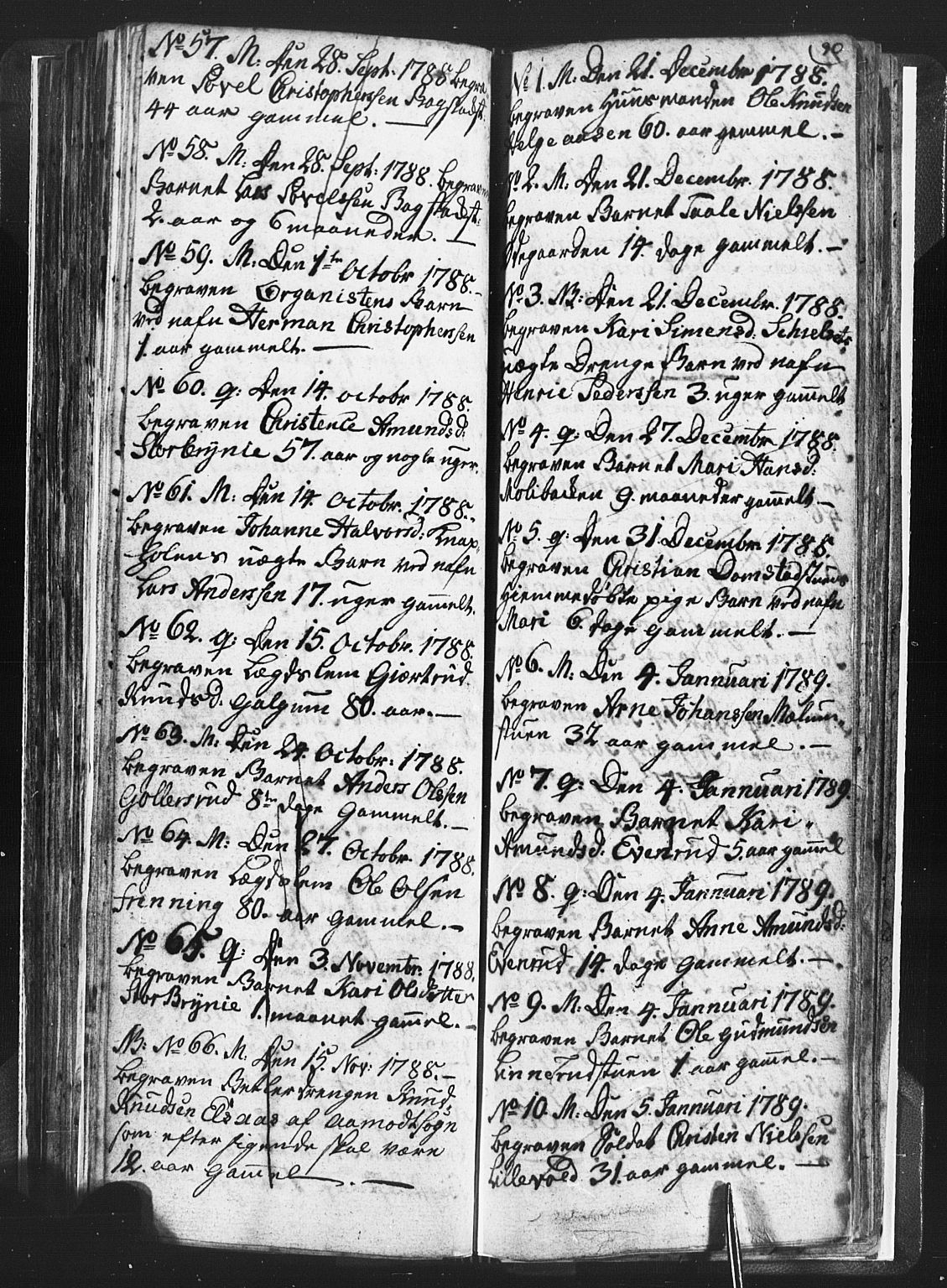 Romedal prestekontor, SAH/PREST-004/L/L0001: Parish register (copy) no. 1, 1785-1794, p. 90