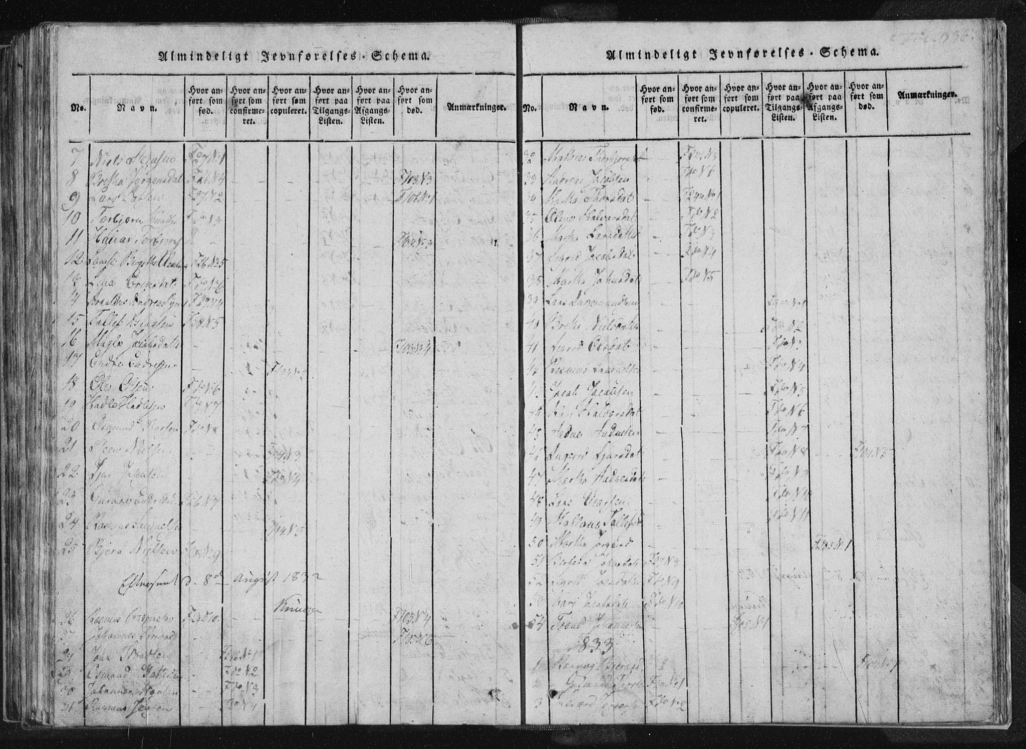 Vikedal sokneprestkontor, AV/SAST-A-101840/01/IV: Parish register (official) no. A 4, 1816-1850, p. 336