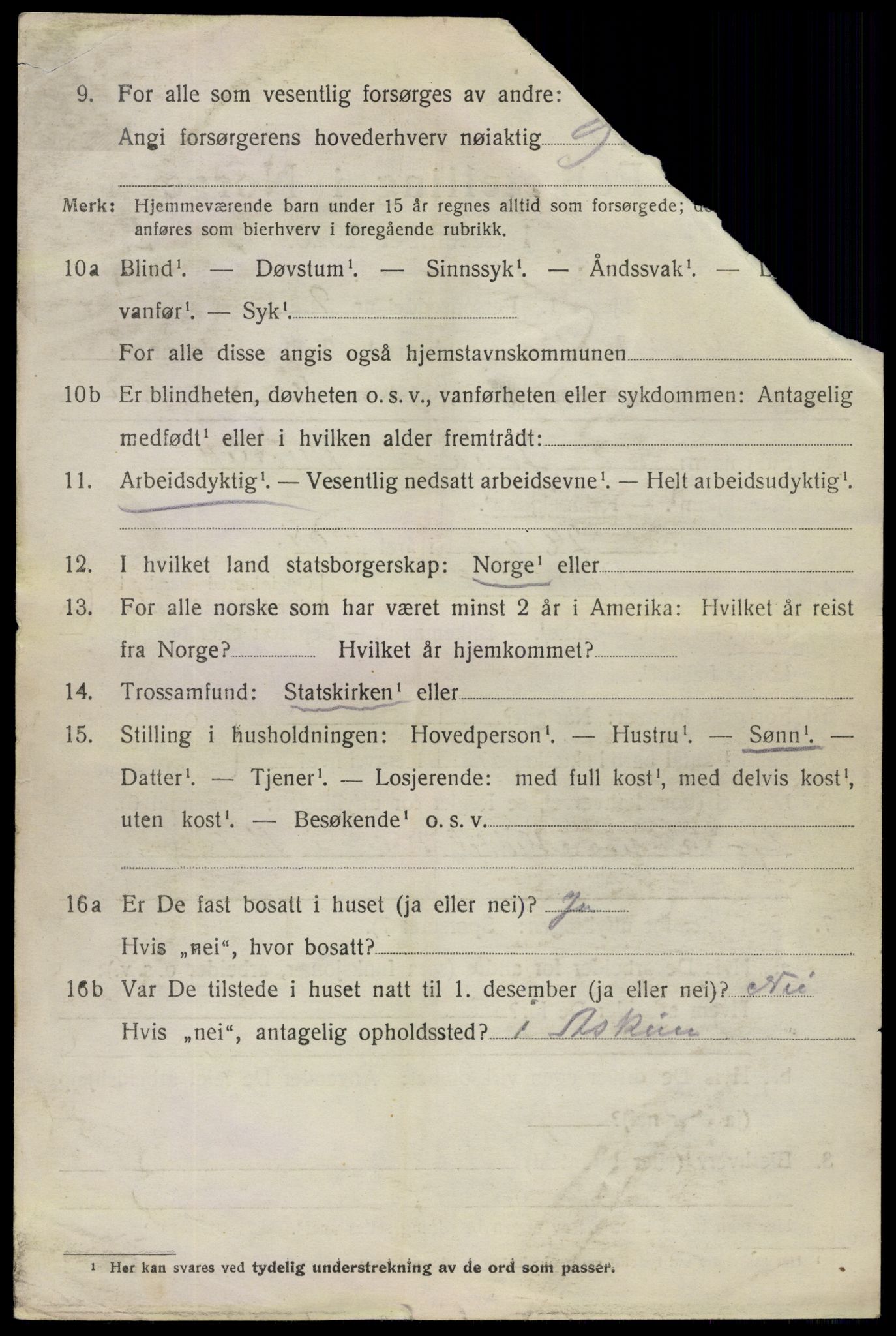 SAO, 1920 census for Rakkestad, 1920, p. 3392