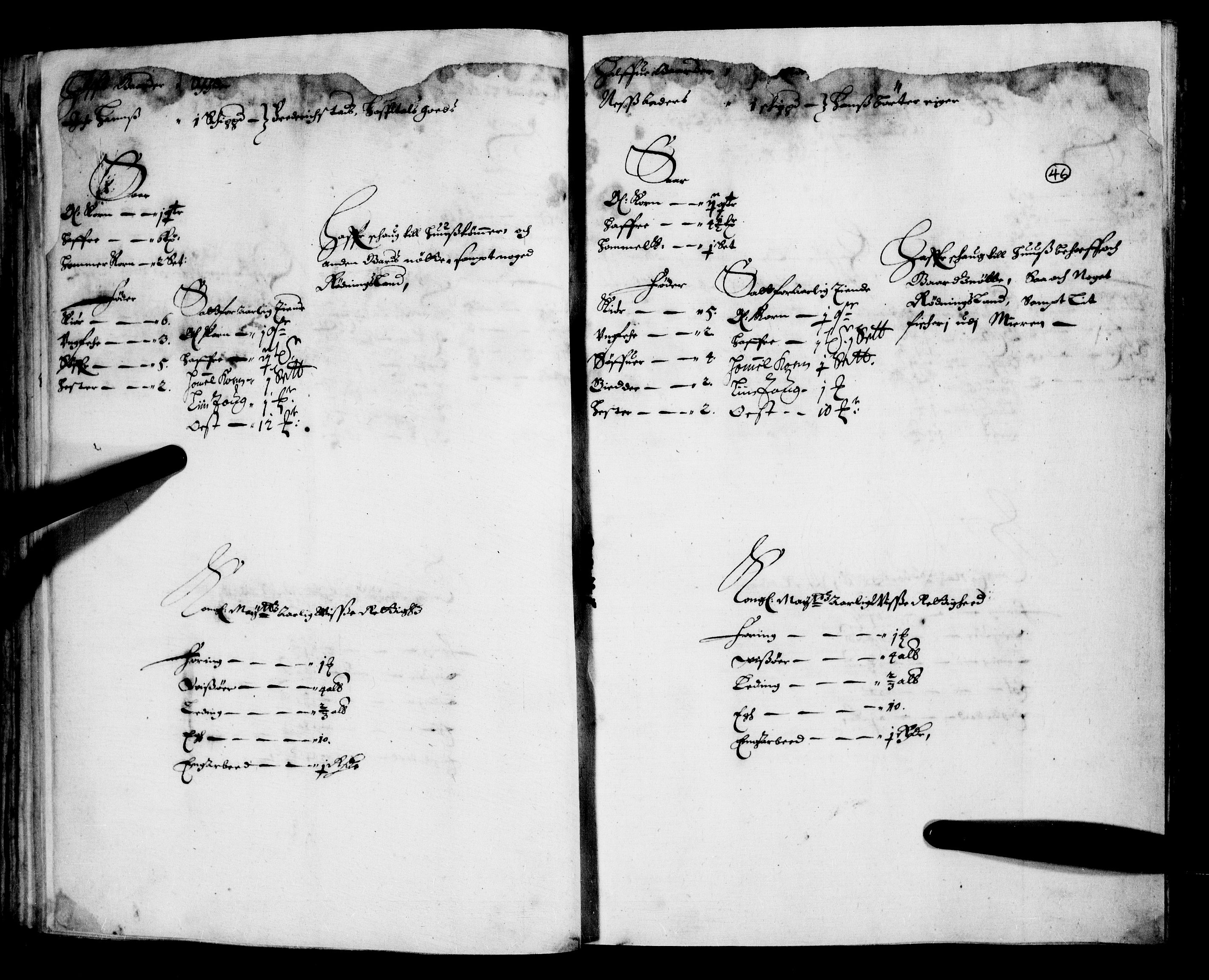 Rentekammeret inntil 1814, Realistisk ordnet avdeling, AV/RA-EA-4070/N/Nb/Nba/L0007: Nedre Romerike fogderi, 1. del, 1666, p. 45b-46a