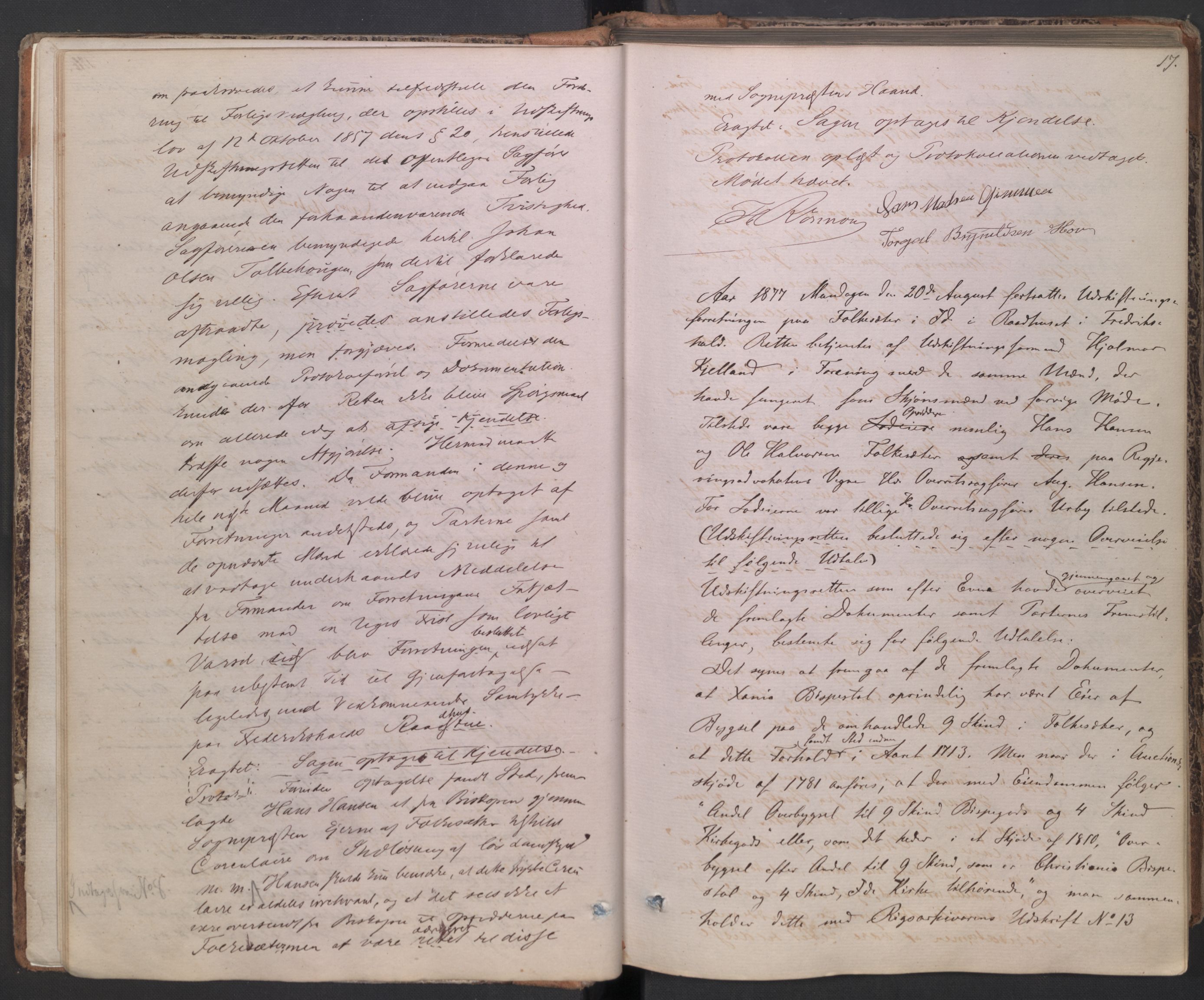 Østfold jordskifterett, AV/SAO-A-10240/F/Fa/L0001: Utskiftningsprotokoll, 1865-1901, p. 16b-17a