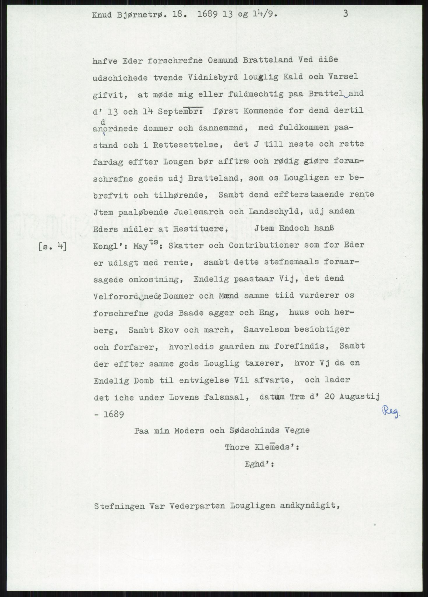 Samlinger til kildeutgivelse, Diplomavskriftsamlingen, AV/RA-EA-4053/H/Ha, p. 452